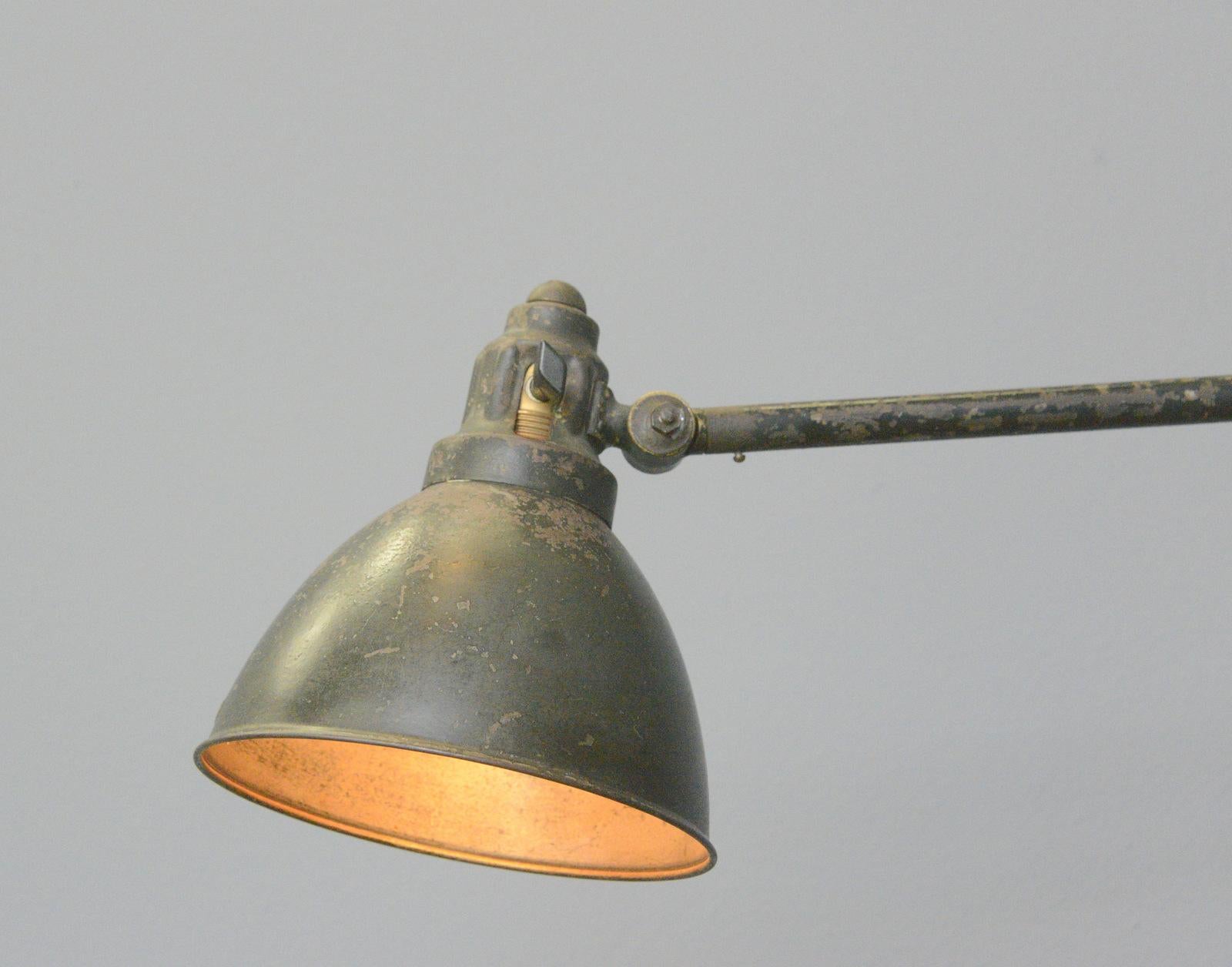 Début du 20ème siècle Lampe de bureau Kandem modèle 574, vers les années 1920 en vente