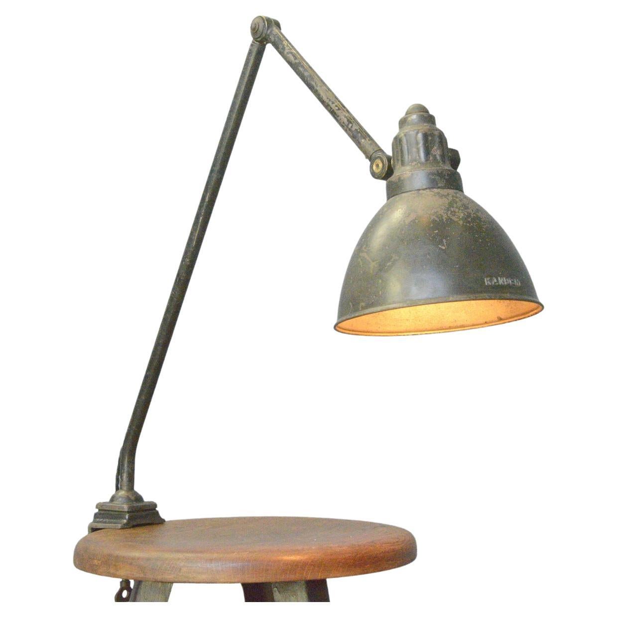 Modell 574 Kandem-Schreibtischlampe, ca. 1920er Jahre
