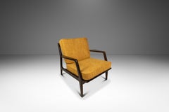 Chaise Model 596 par Lawrence Peabody & Ib Kofod-Larsen pour Selig, Danemark, années 1950