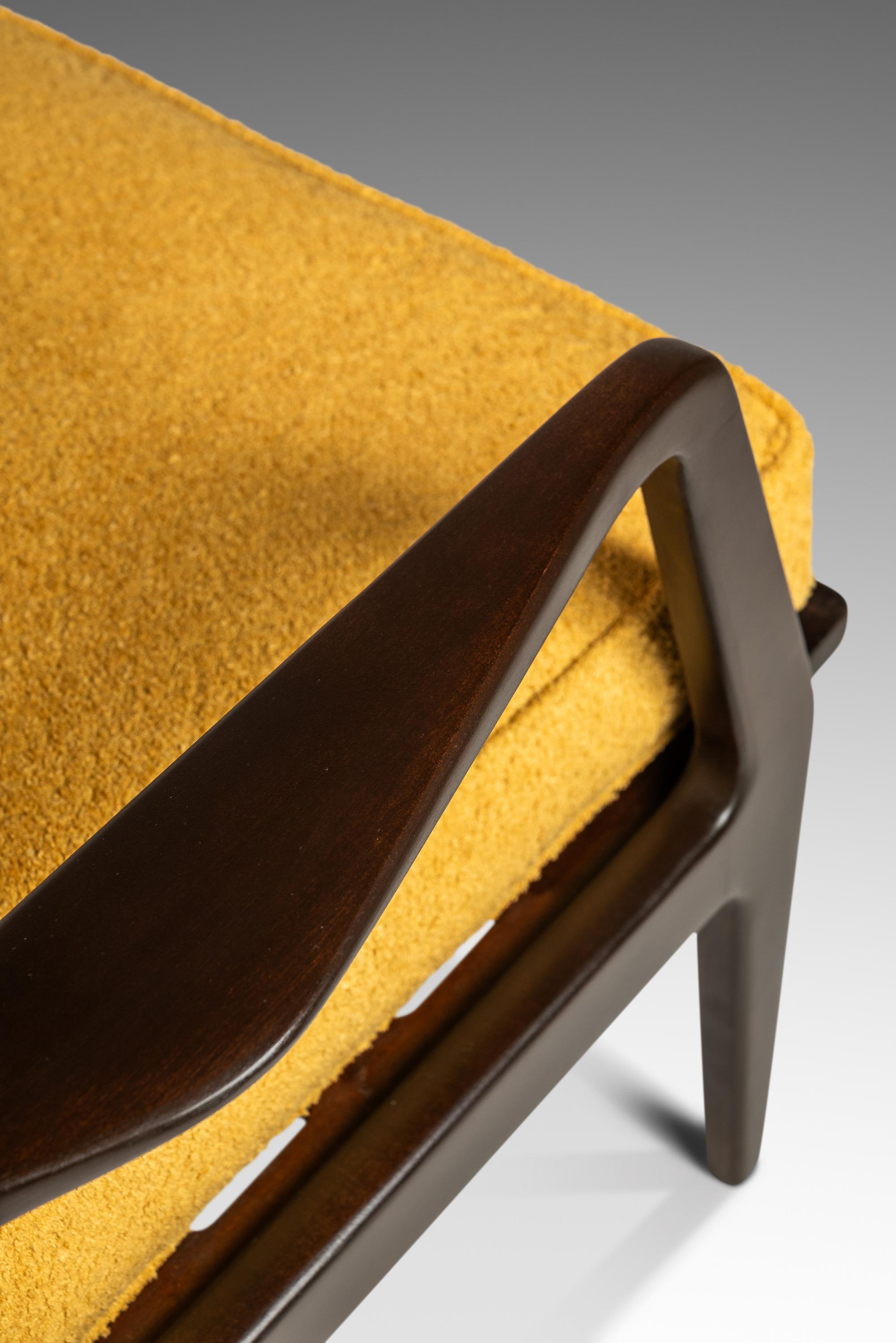 Model 596 Lounge Chair by Lawrence Peabody & Ib Kofod Larsen for Selig, c. 1950s For Sale 7