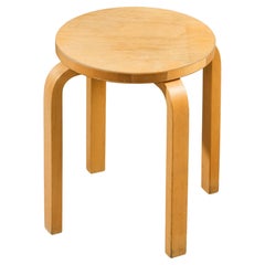 Model "60" Vintage Stool in Birch by Alvar Aalto for Artek, 1970s