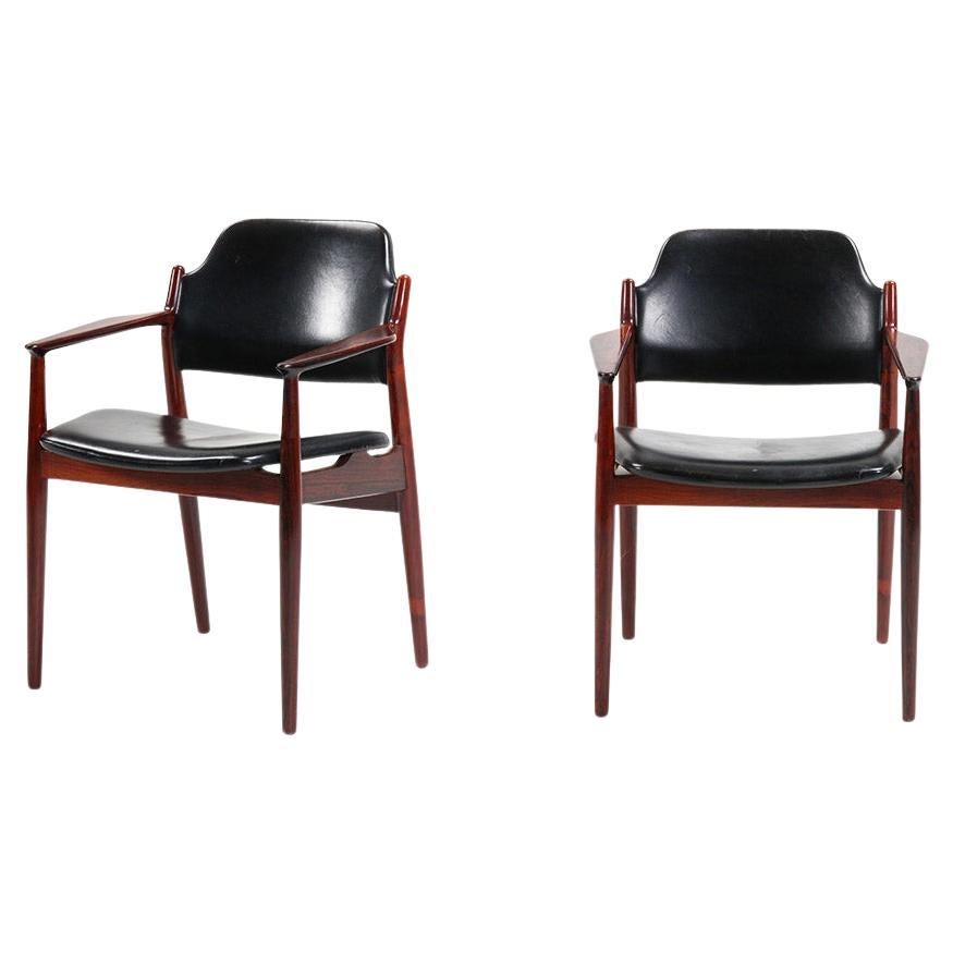 Model 62 A Armchairs by Arne Vodder For Sale