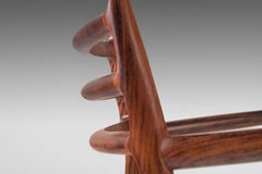 Model 62 Rosewood Arm Chair by Niels Møller for J.L. Møllers, Denmark, c. 1962