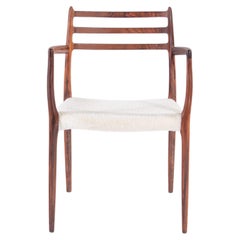 Model 62 Rosewood Arm Chair by Niels Møller for J.L. Møllers, Denmark, c. 1962