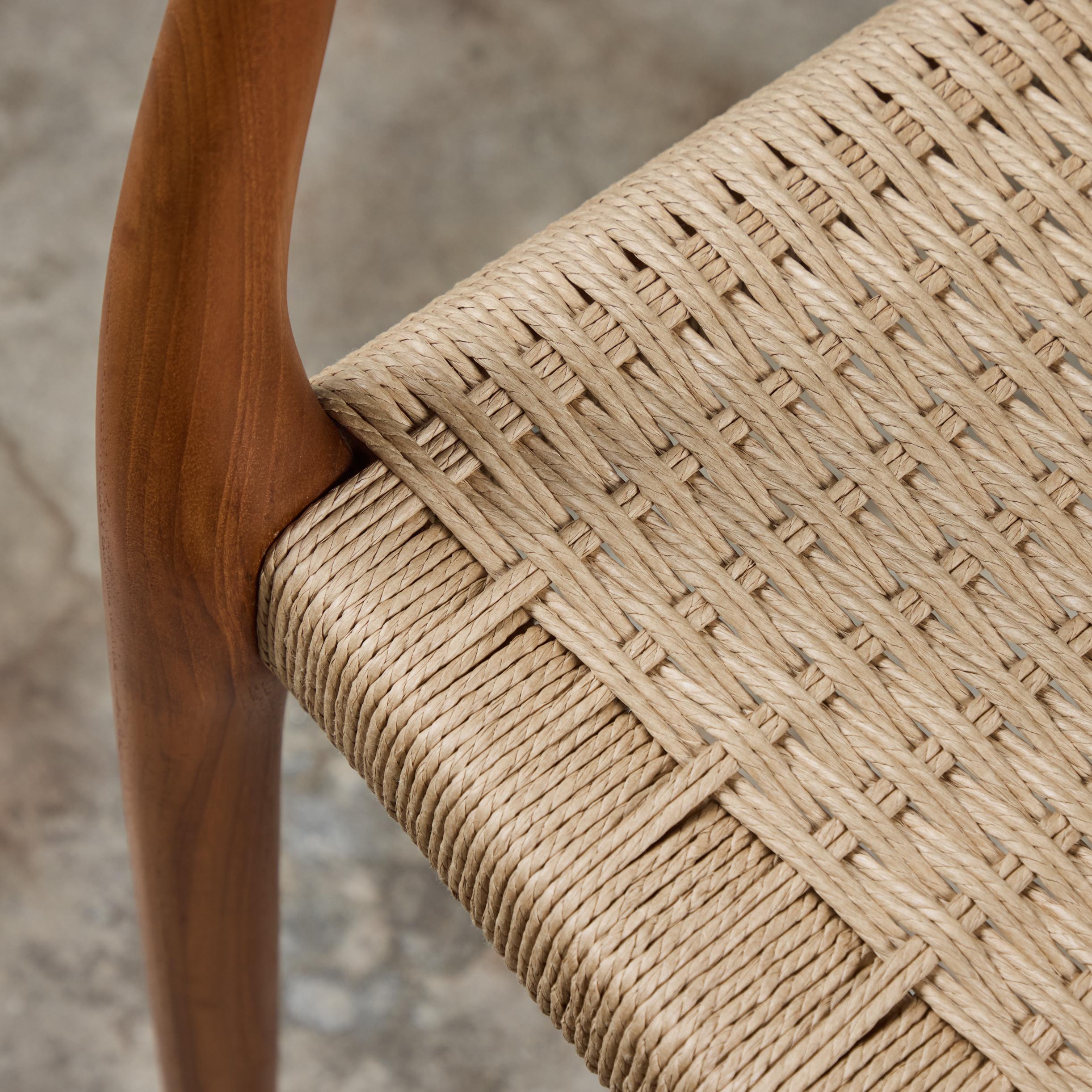 Modèle 62 Fauteuil de salle à manger en teck par N.O. Møller en vente 5