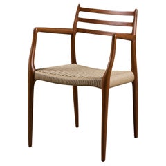 Model 62 Teak Dining Armchair by N.O. Møller