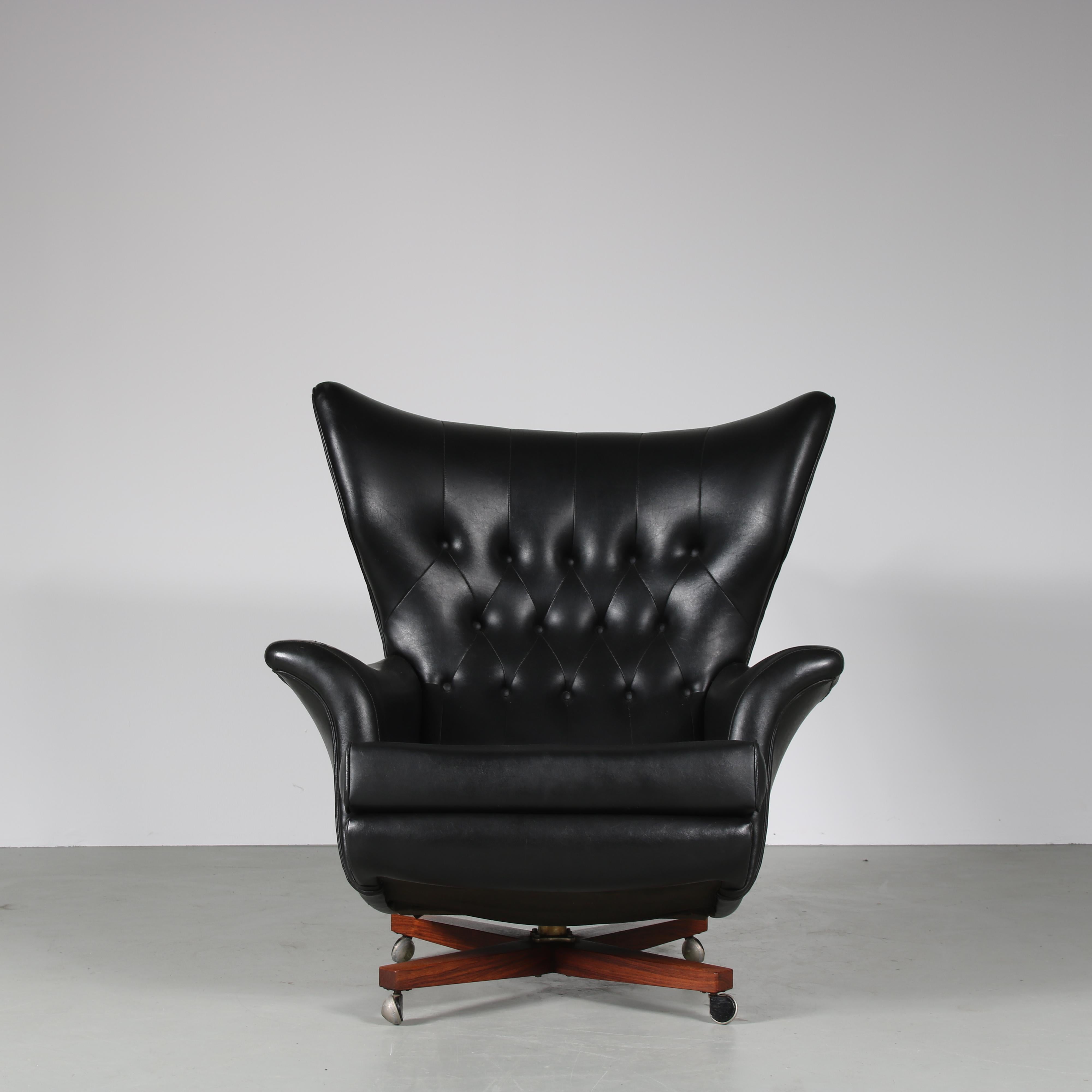 Leather Model 6250 “Villain Chair” by G-Plan, UK, 1960