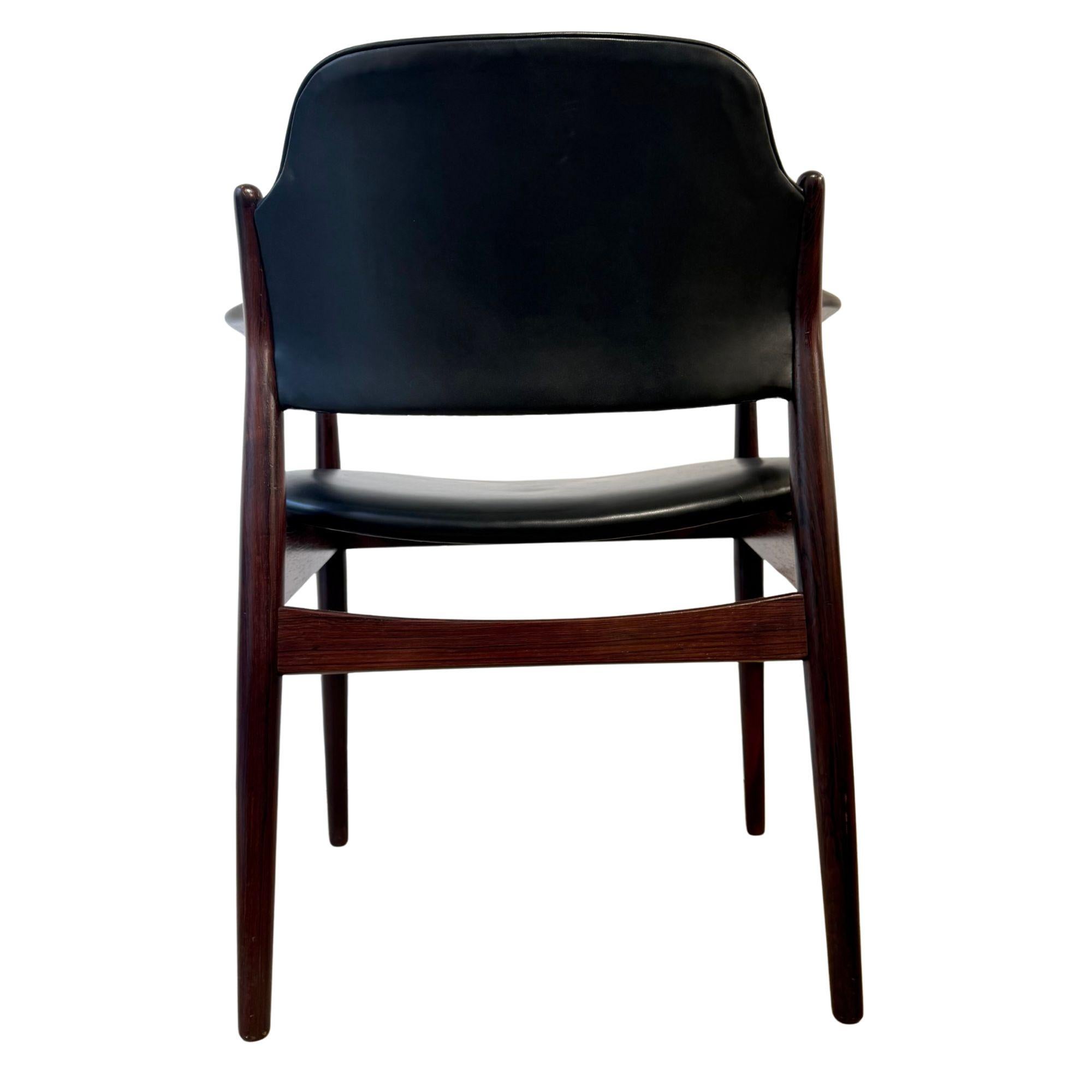 Pelle Poltrona Model 62A di Arne Vodder per Sibast in vendita