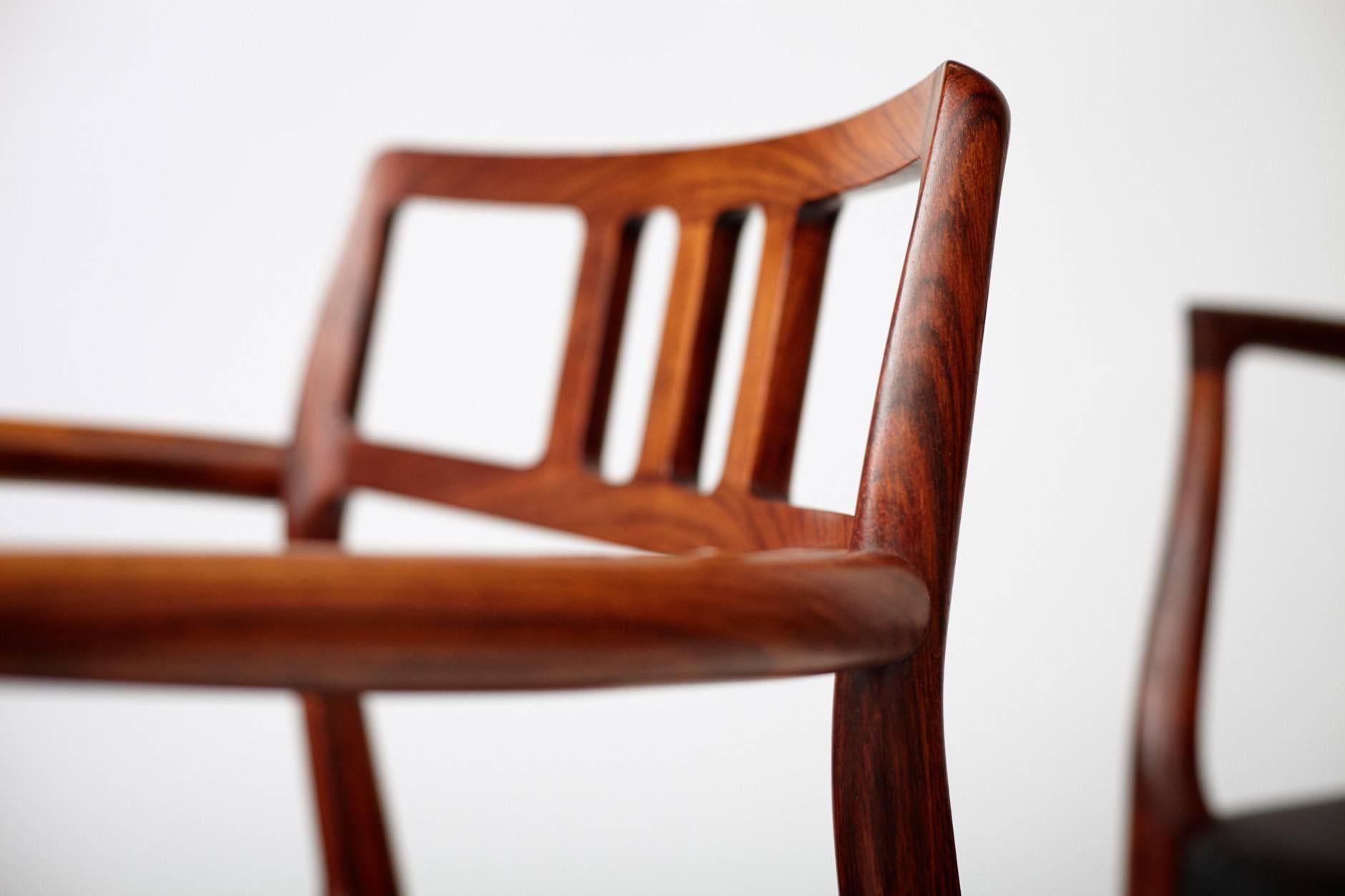 Mid-20th Century Model 64 Chairs by Niels Moller