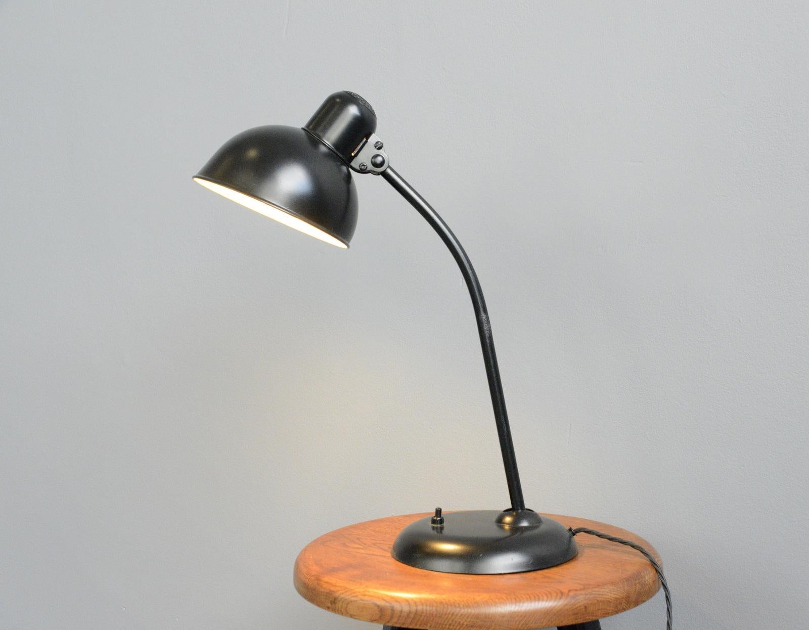 Bauhaus Model 6556 Table Lamp by Kaiser Idell, circa 1930s