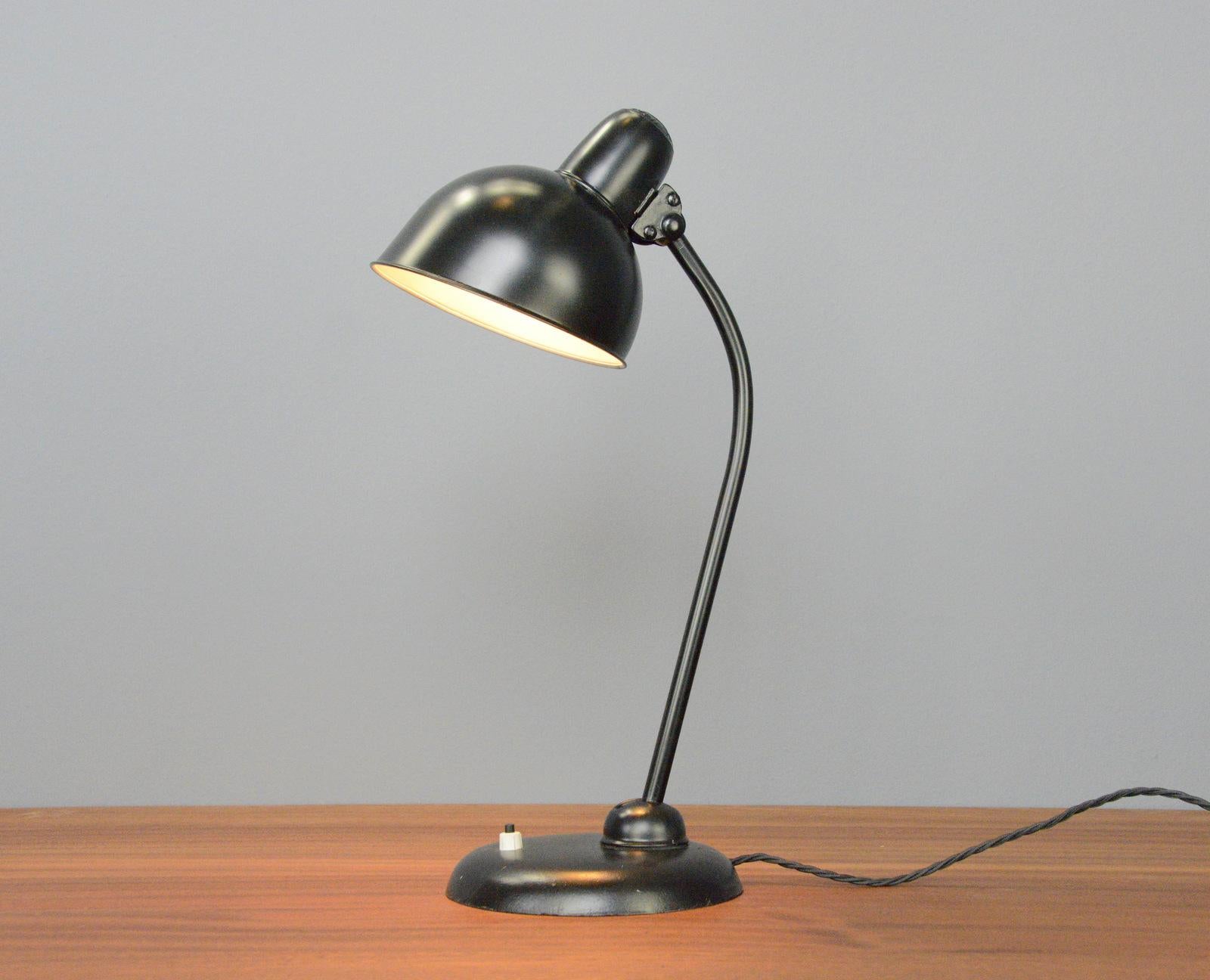 Bauhaus Model 6556 Table Lamp by Kaiser Idell, Circa 1930s For Sale