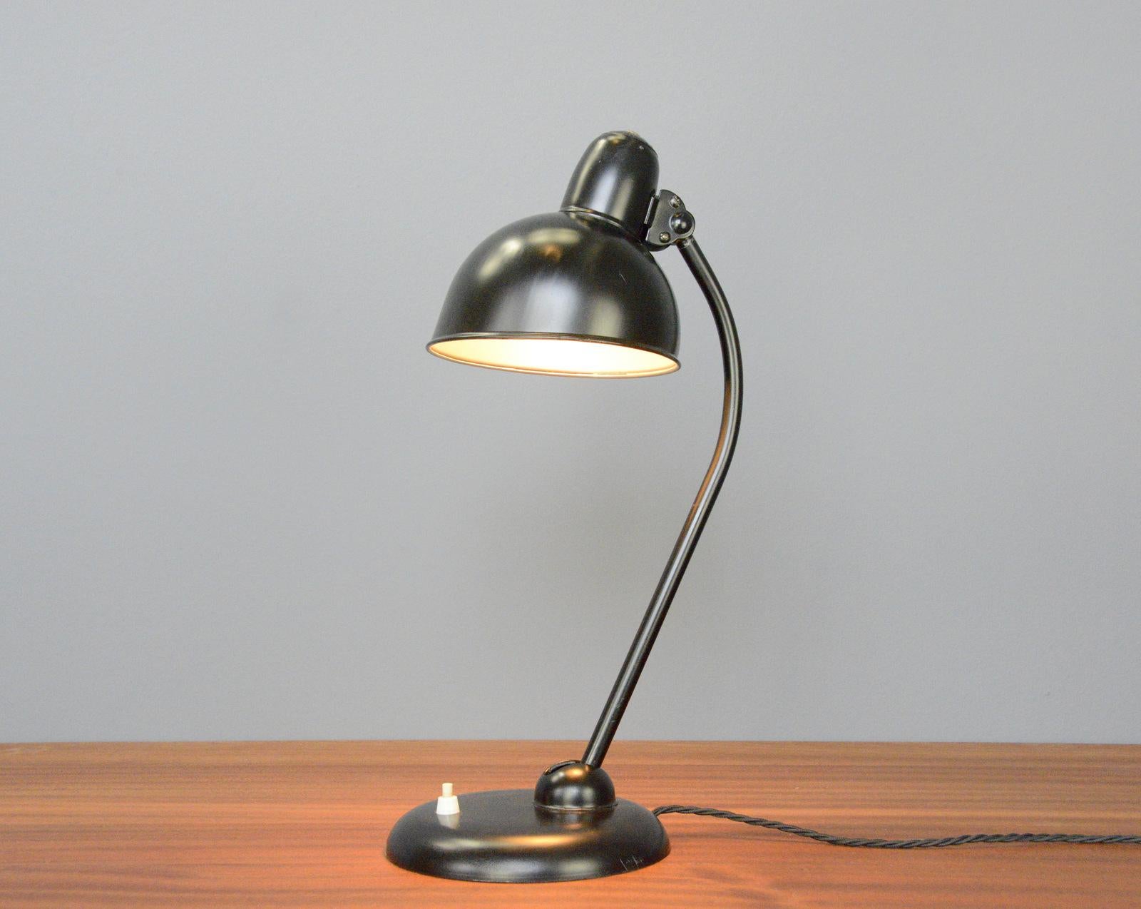 German Model 6556 Table Lamp by Kaiser Idell, circa 1930s