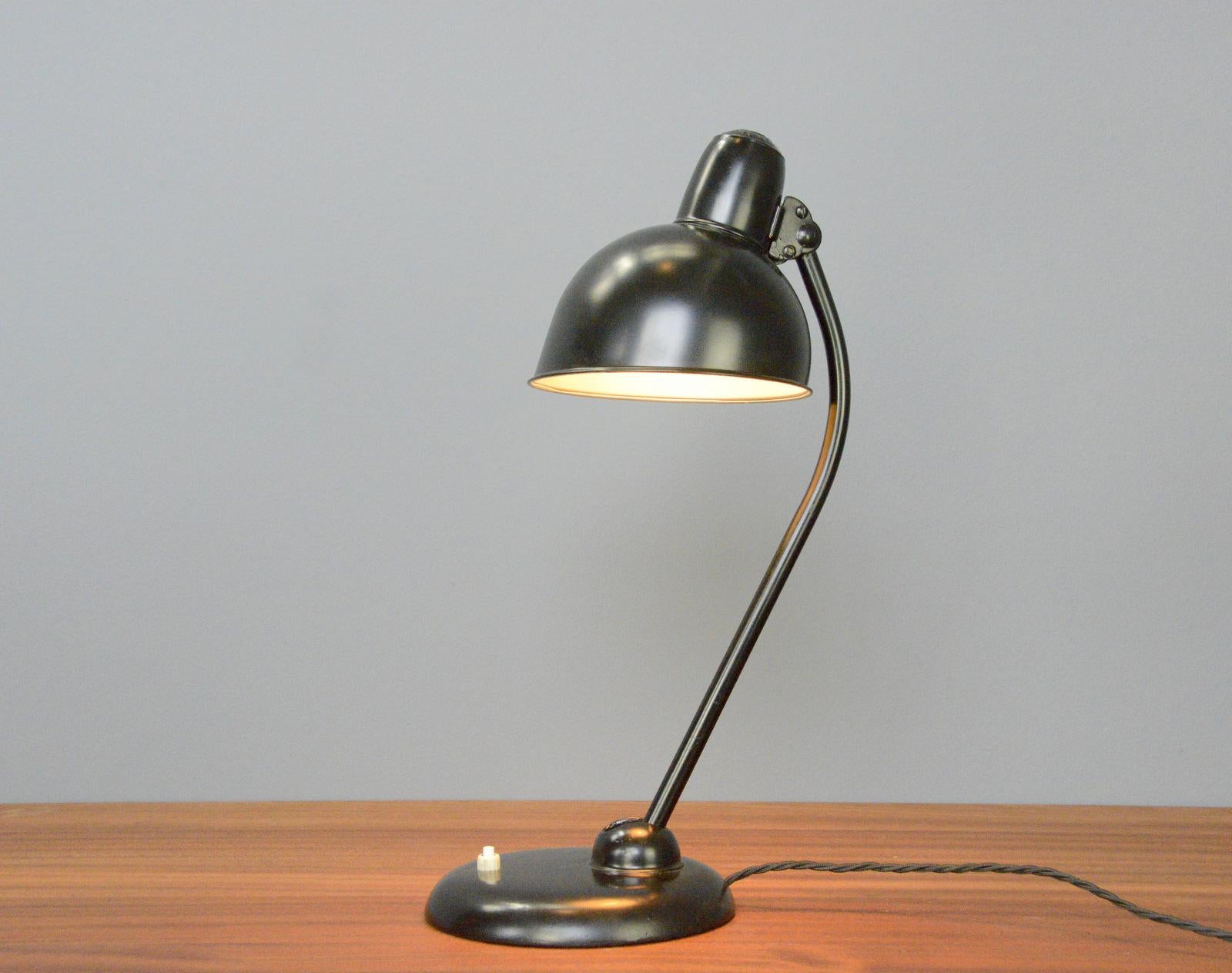 German Model 6556 Table Lamp by Kaiser Idell circa 1930s