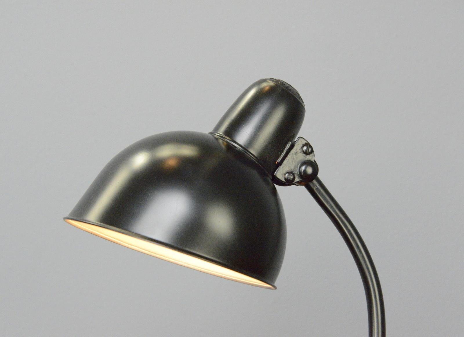 German Model 6556 Table Lamp by Kaiser Idell, Circa 1930s