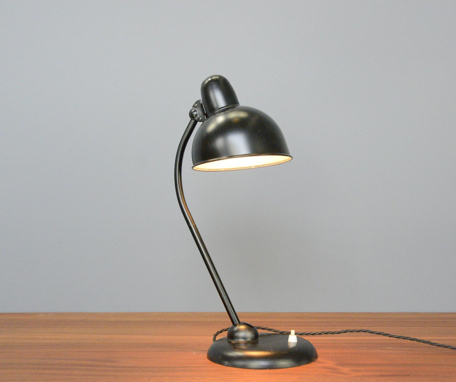 Model 6556 Table Lamp by Kaiser Idell, circa 1930s In Good Condition In Gloucester, GB