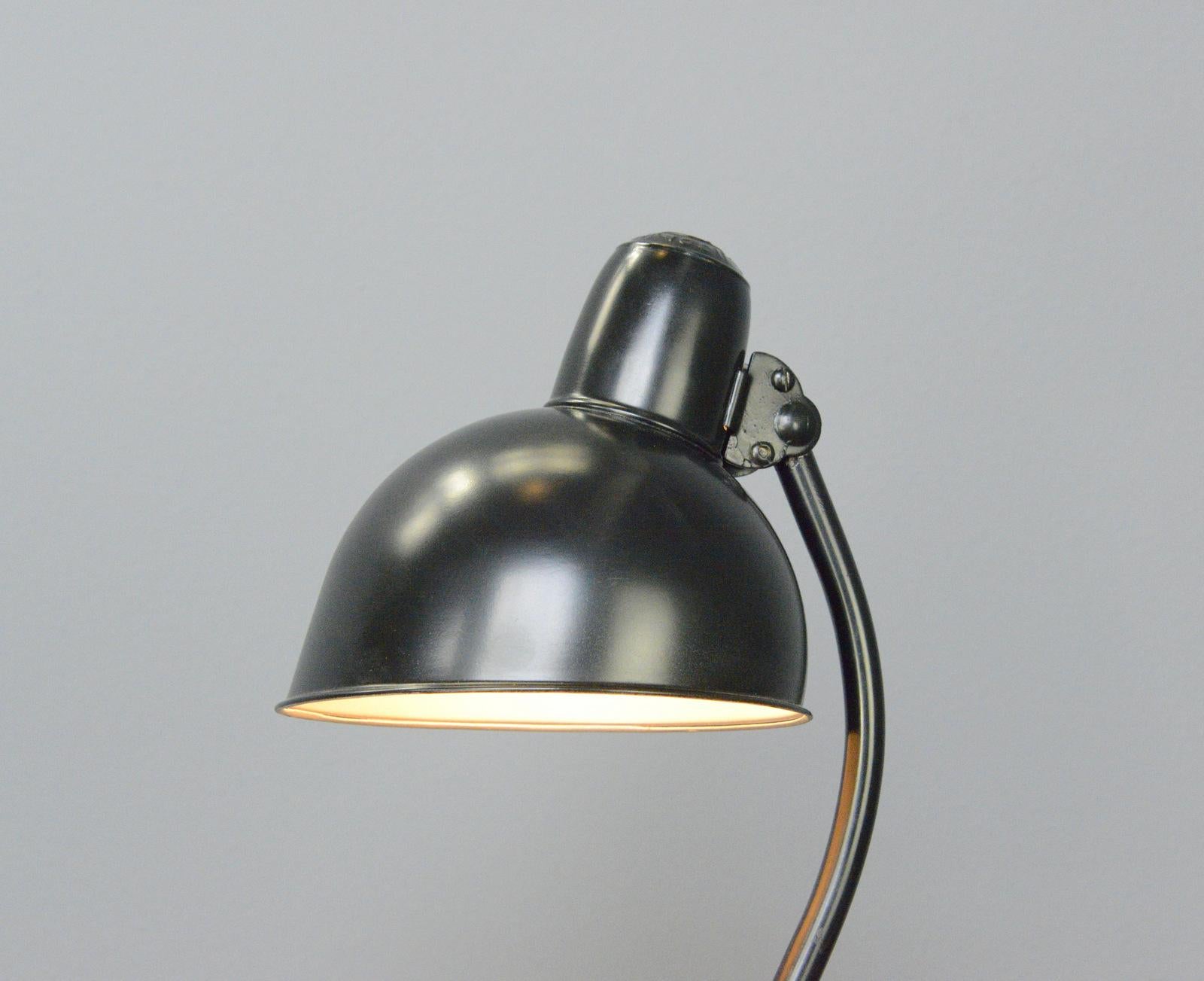 Model 6556 Table Lamp by Kaiser Idell circa 1930s In Good Condition In Gloucester, GB