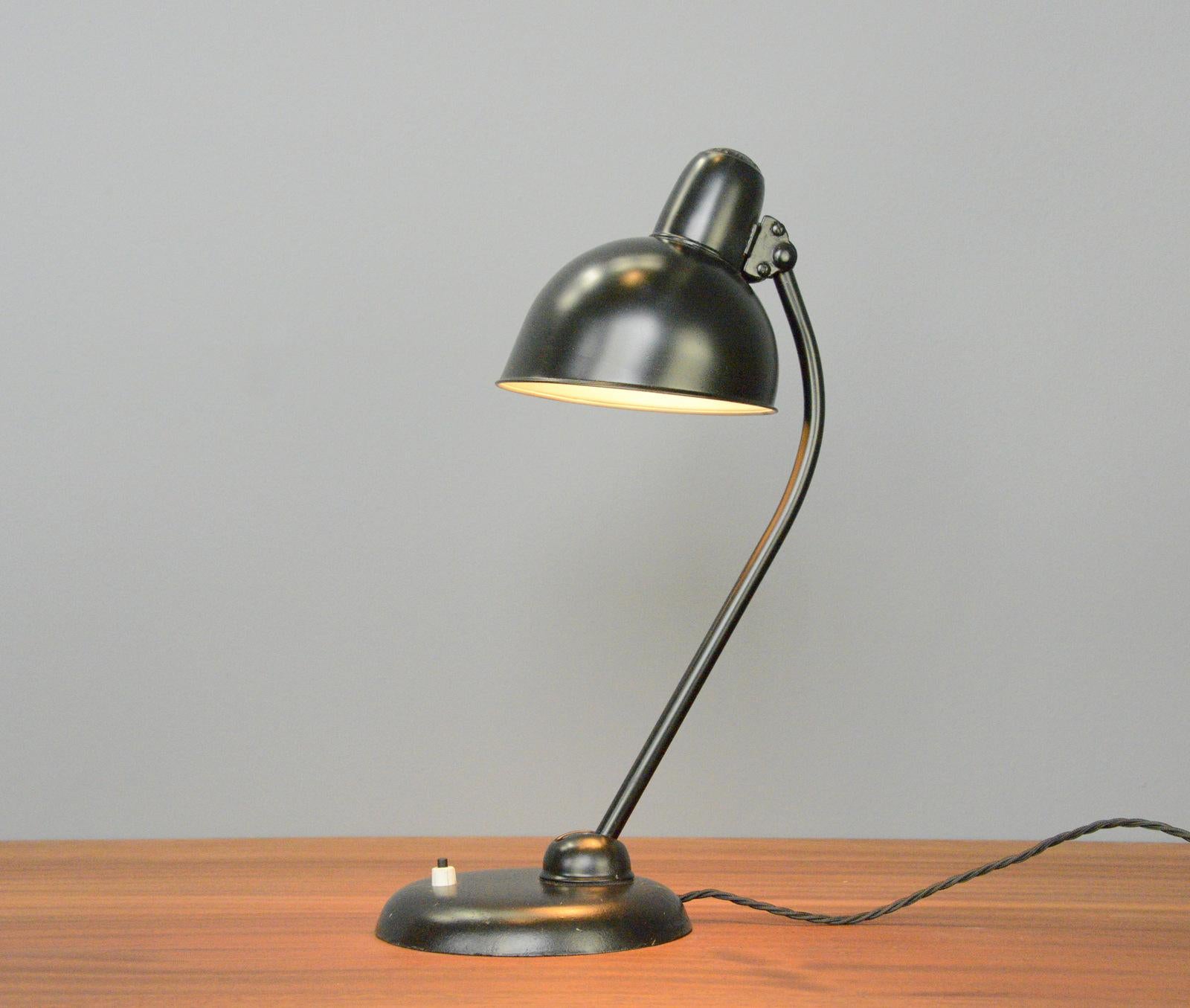 Mid-20th Century Model 6556 Table Lamp by Kaiser Idell, Circa 1930s