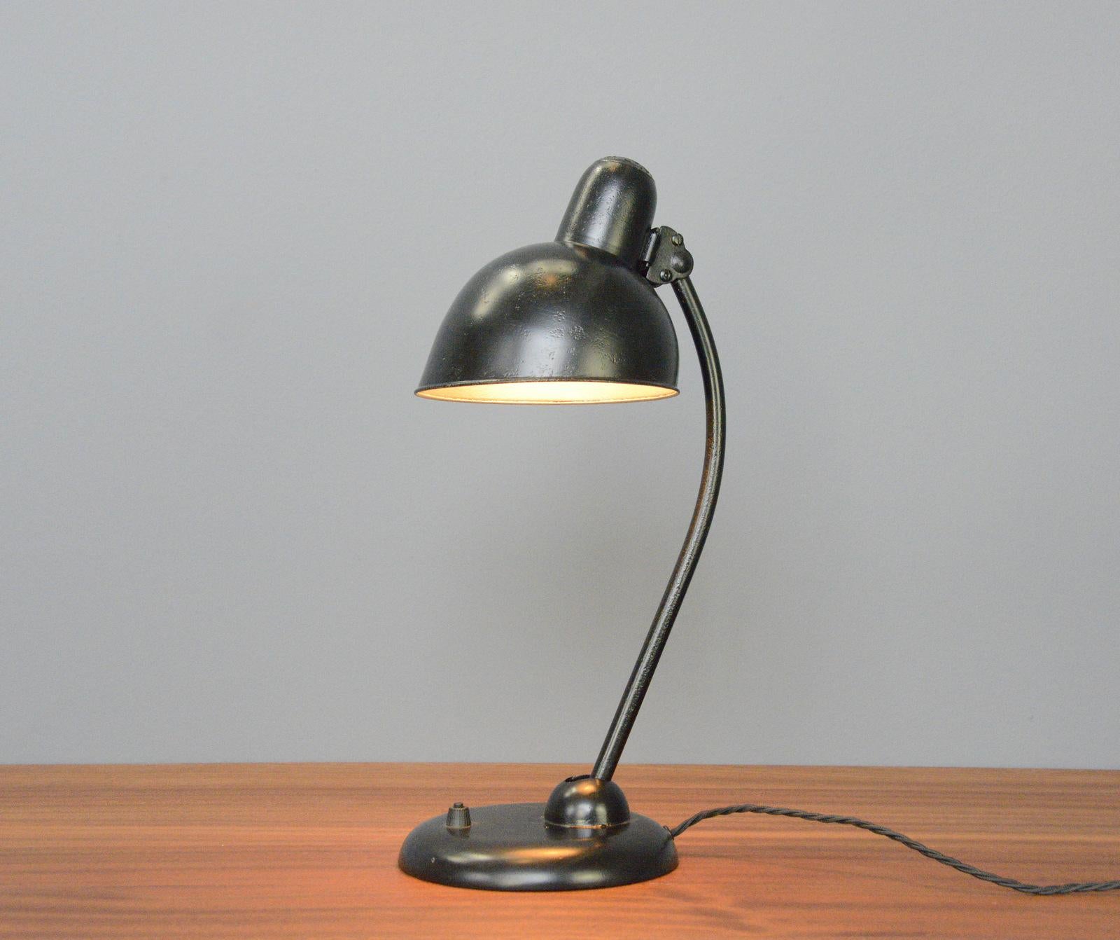 German Model 6556 Table Lamp by Kaiser Jdell circa 1930s