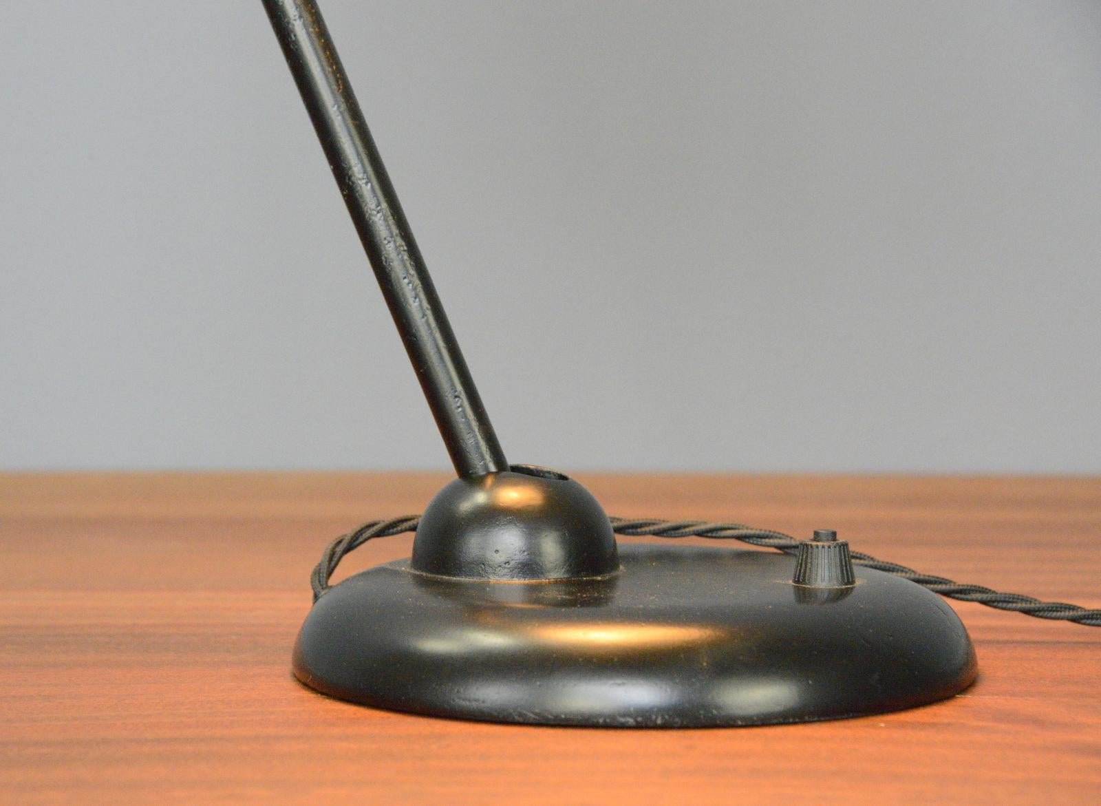 Steel Model 6556 Table Lamp by Kaiser Jdell circa 1930s