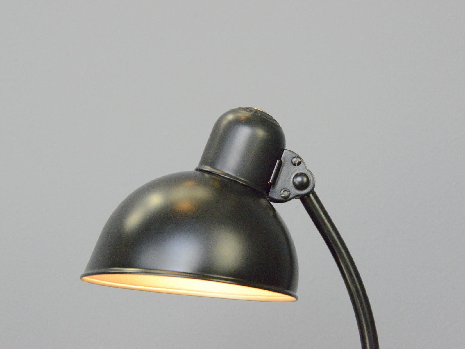 Bauhaus Model 6556 Table Lamps by Kaiser Idell, circa 1930s For Sale
