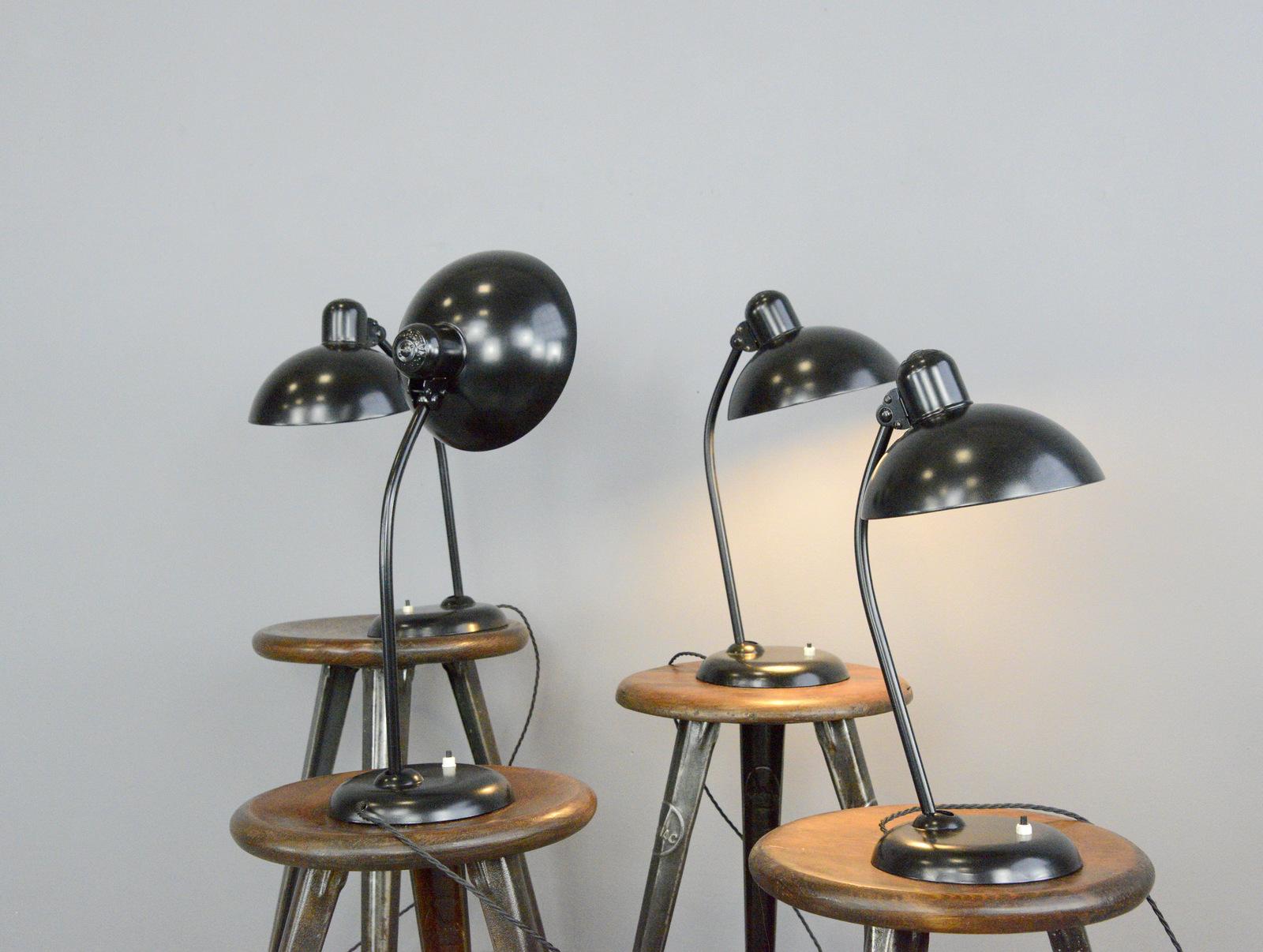 Mid-20th Century Model 6556 Table Lamps by Kaiser Idell, circa 1930s