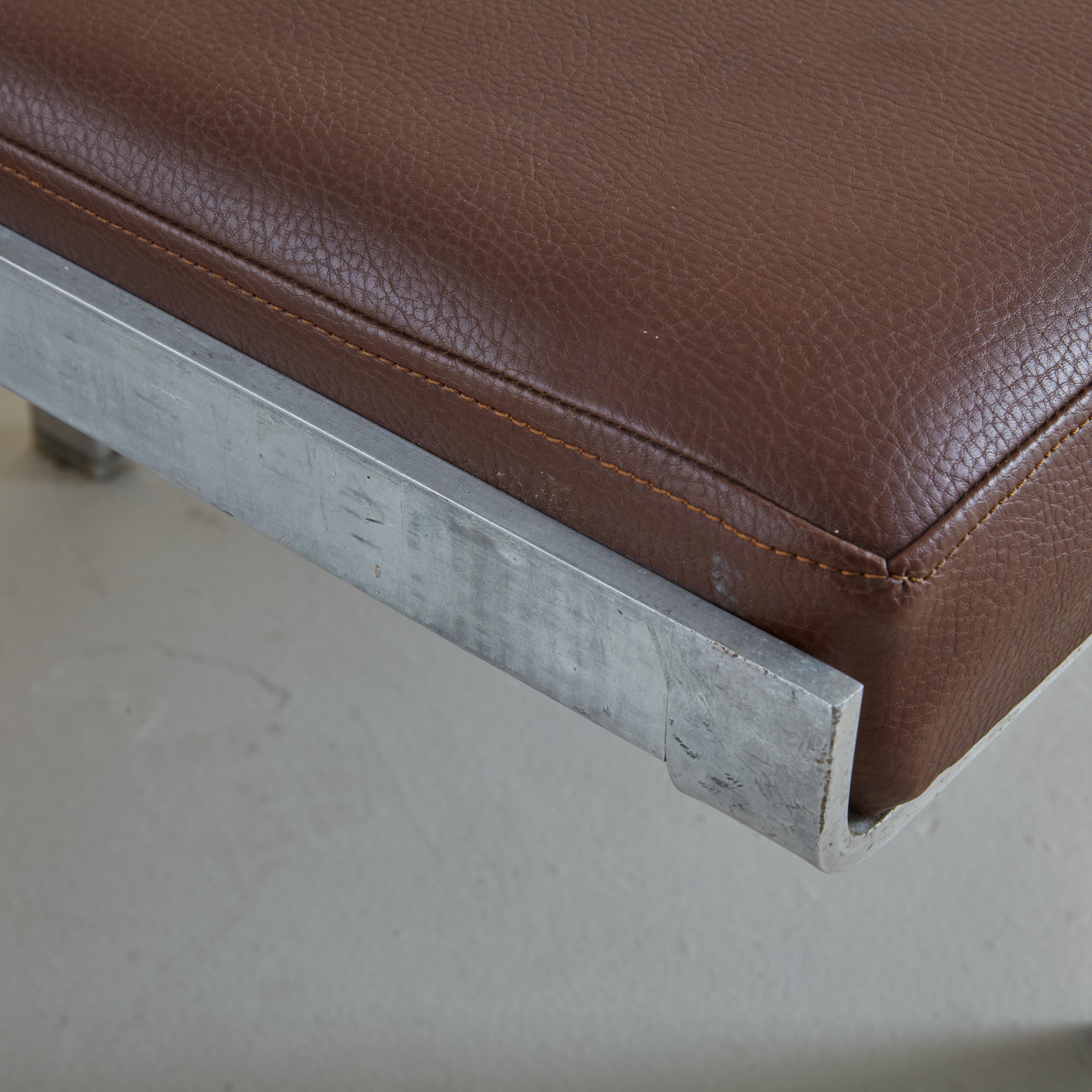 Model 656 Bench by John Behringer in Faux Leather for Fabry Associates 4