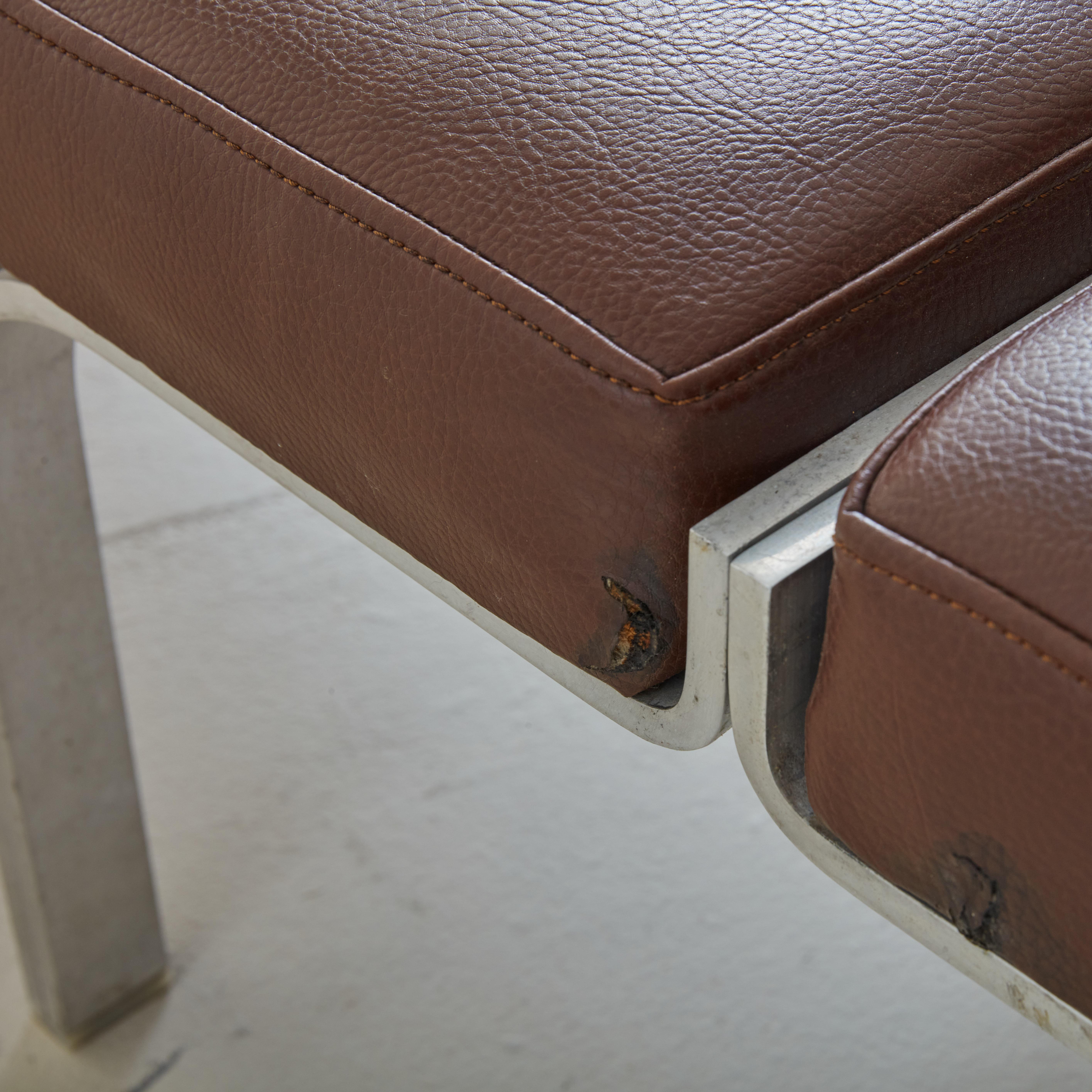 Model 656 Bench by John Behringer in Faux Leather for Fabry Associates 5