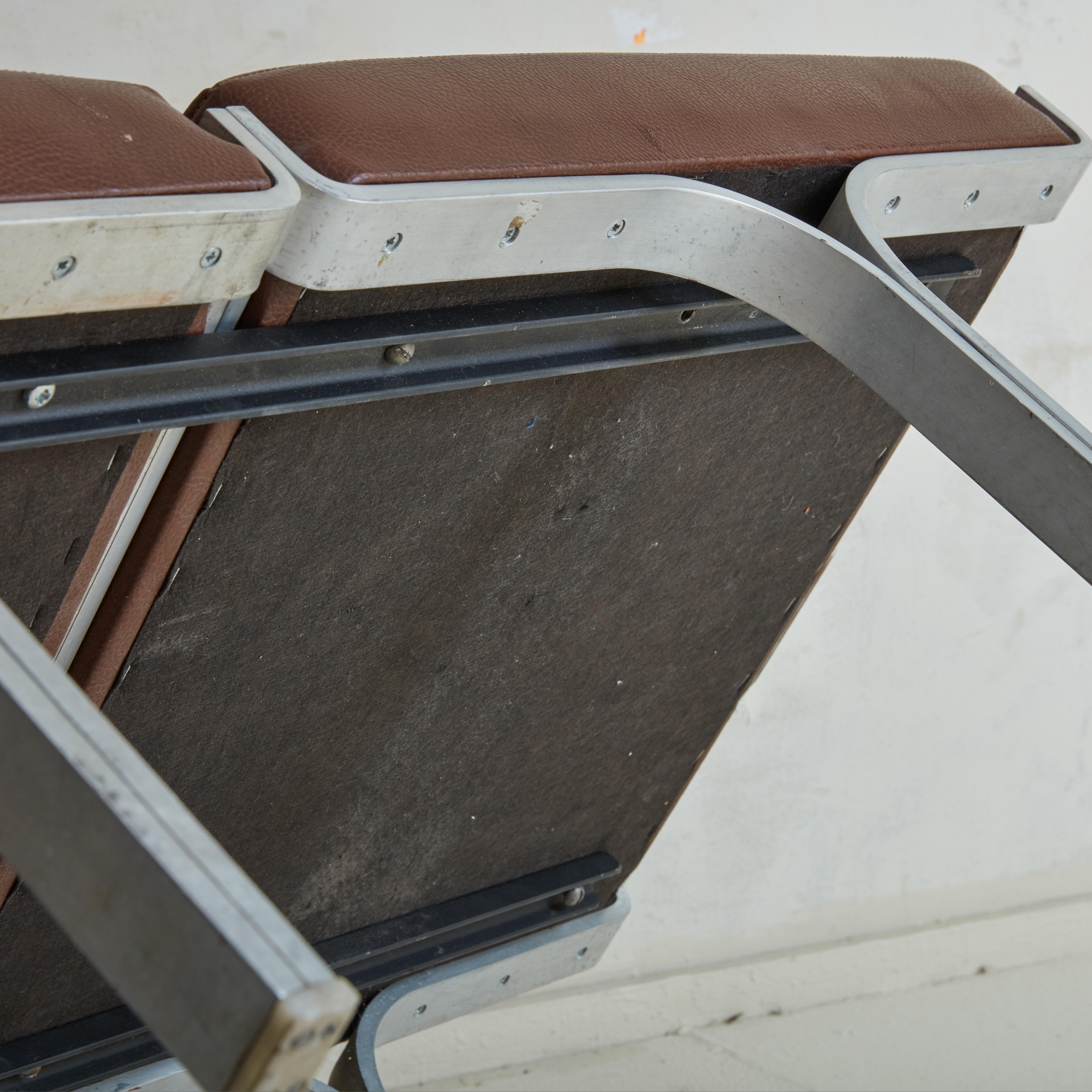 Model 656 Bench by John Behringer in Faux Leather for Fabry Associates 10