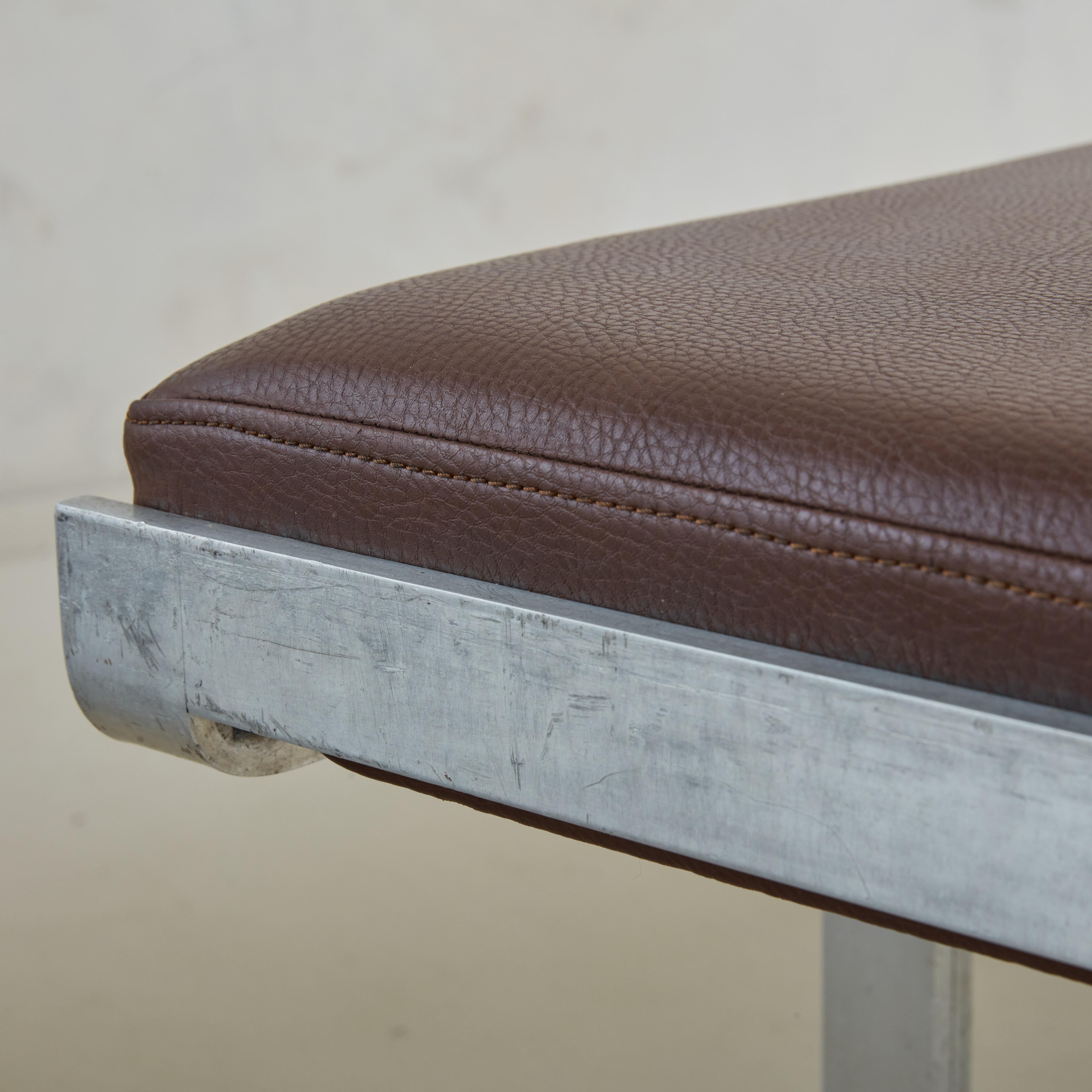 Model 656 Bench by John Behringer in Faux Leather for Fabry Associates 3