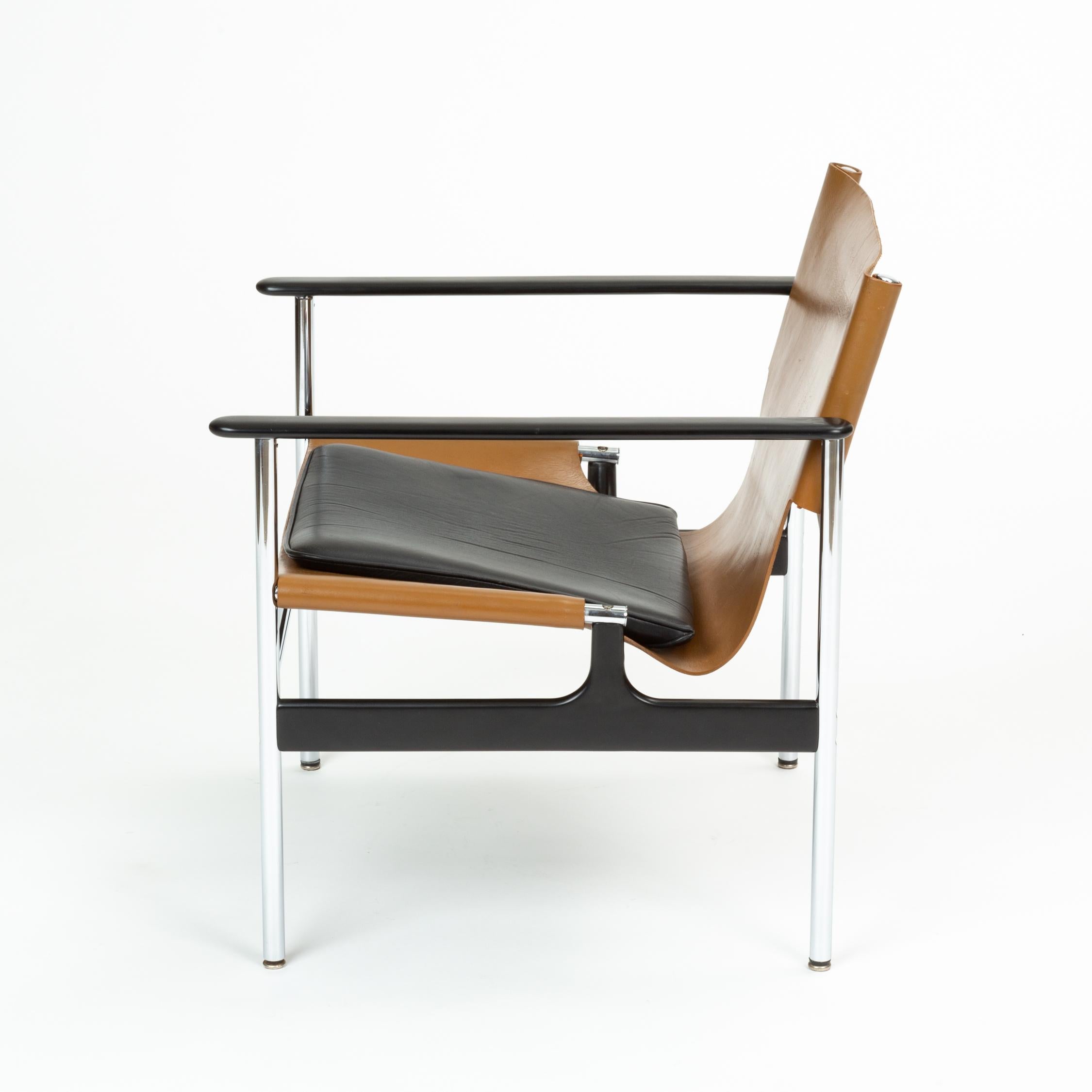 Mid-Century Modern Charles Pollock for Knoll Model 657 Lounge Chair