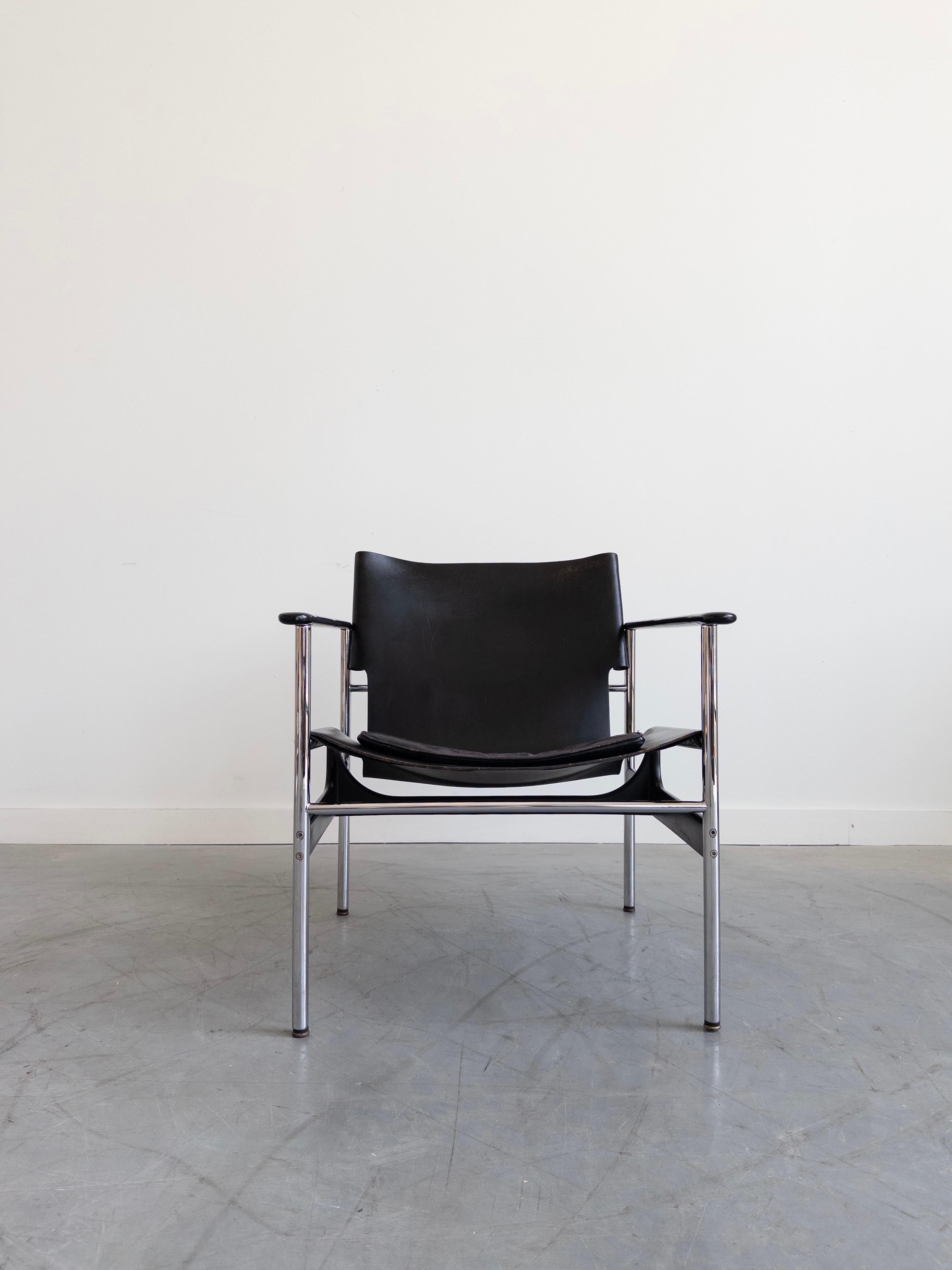 Late 20th Century Model 657 Sling Chair by Charles Pollock for Knoll International For Sale