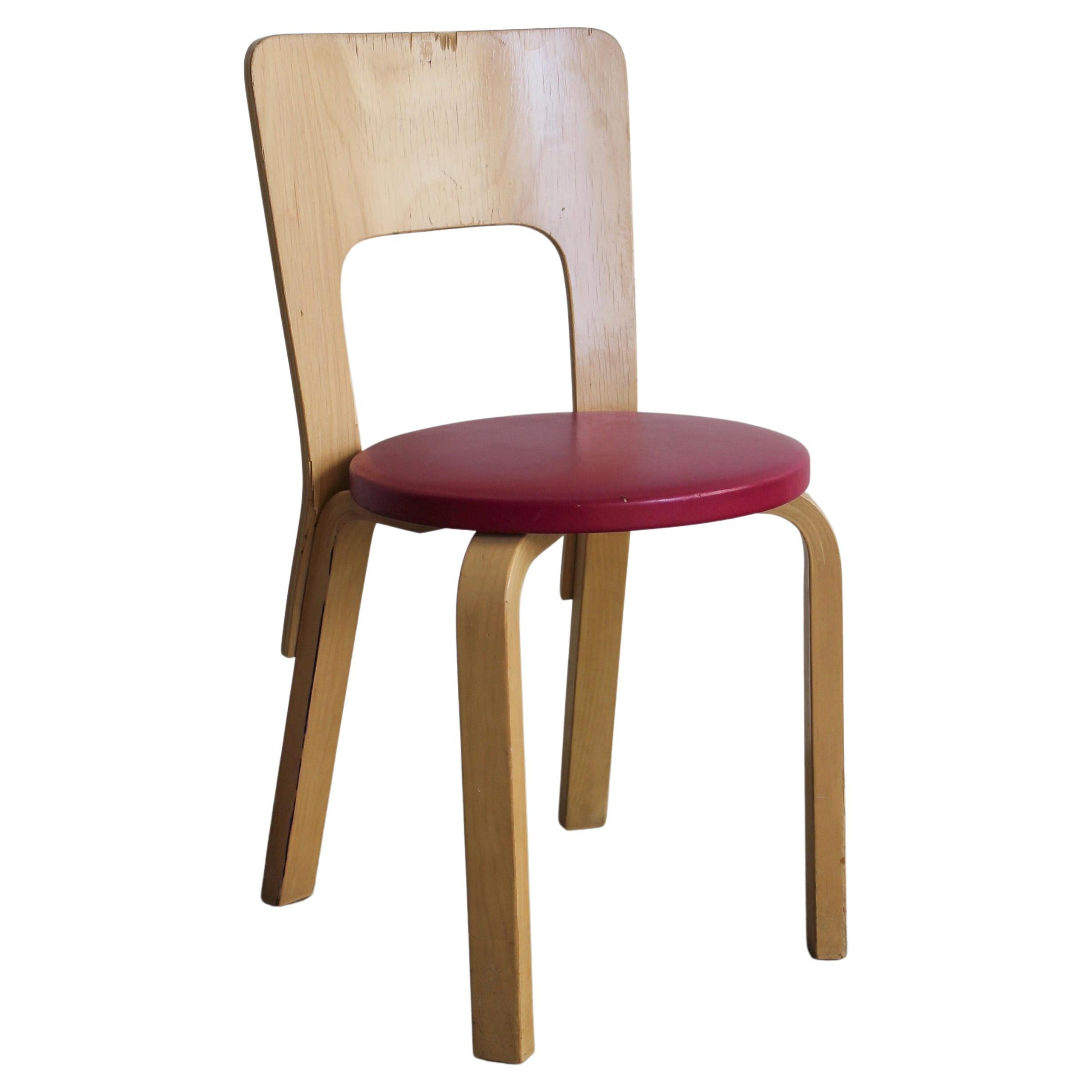 Modell 66 Stuhl von Alvar Aalto für Artek im Angebot