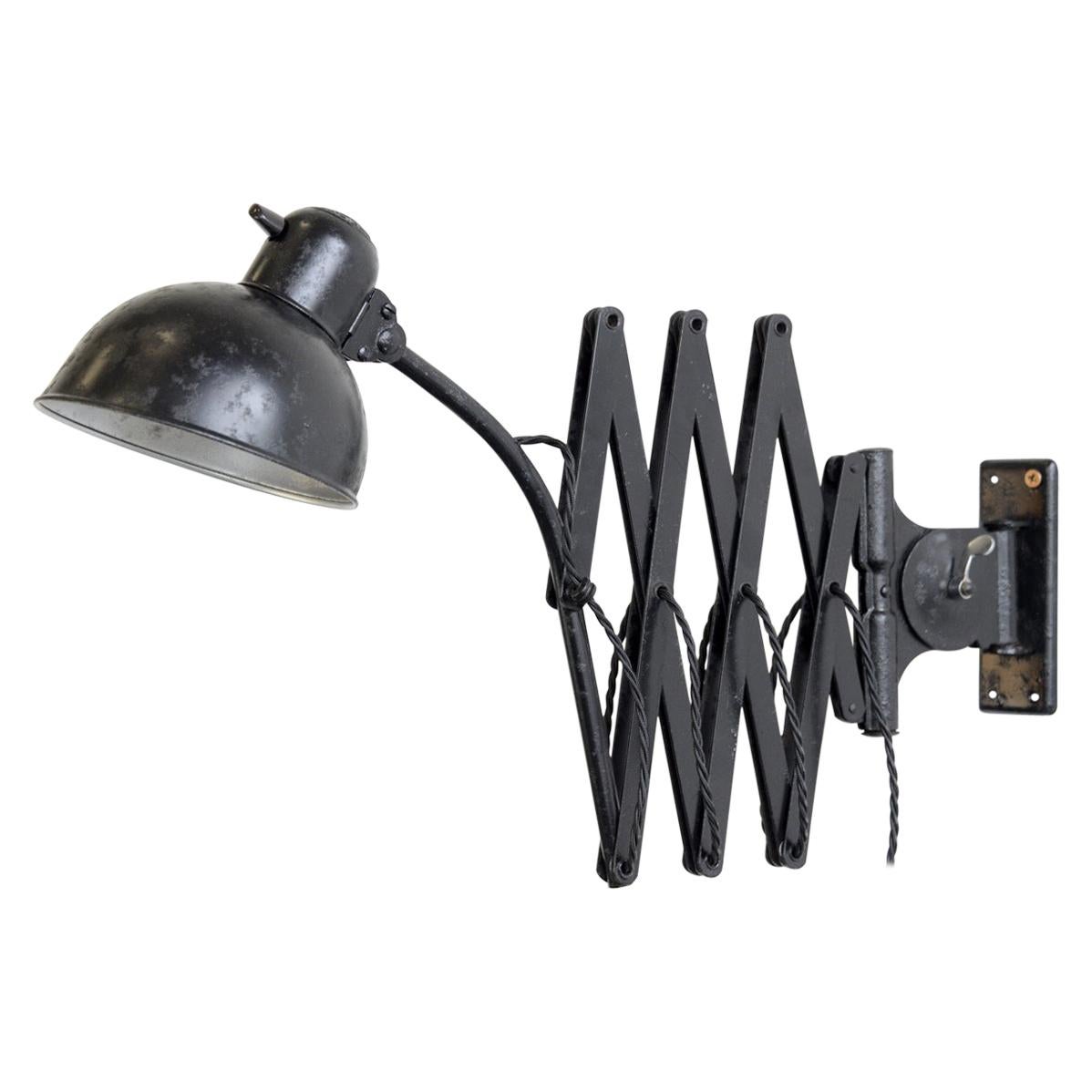 Model 6614 Kaiser Idell Scissor Lamp, circa 1930s