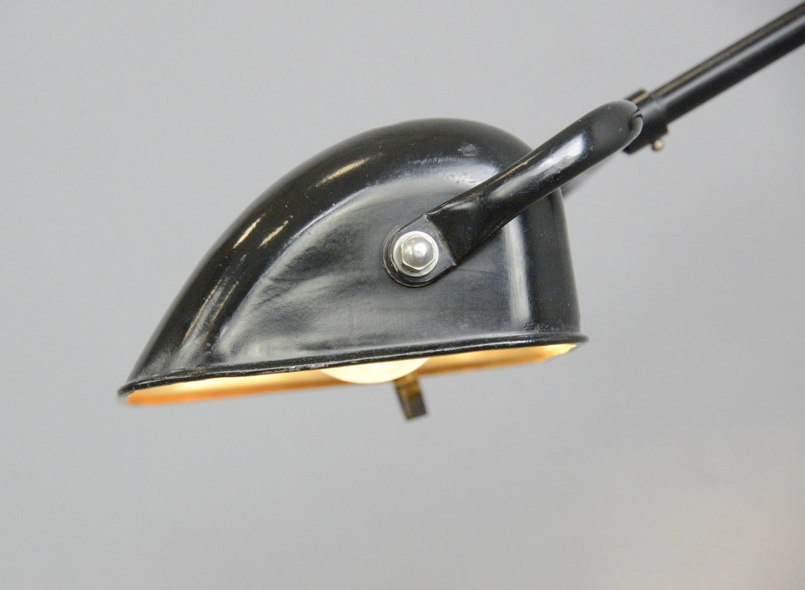 Model 6620 Kaiser Idell Wall Lamp, Circa 1930s In Good Condition In Gloucester, GB