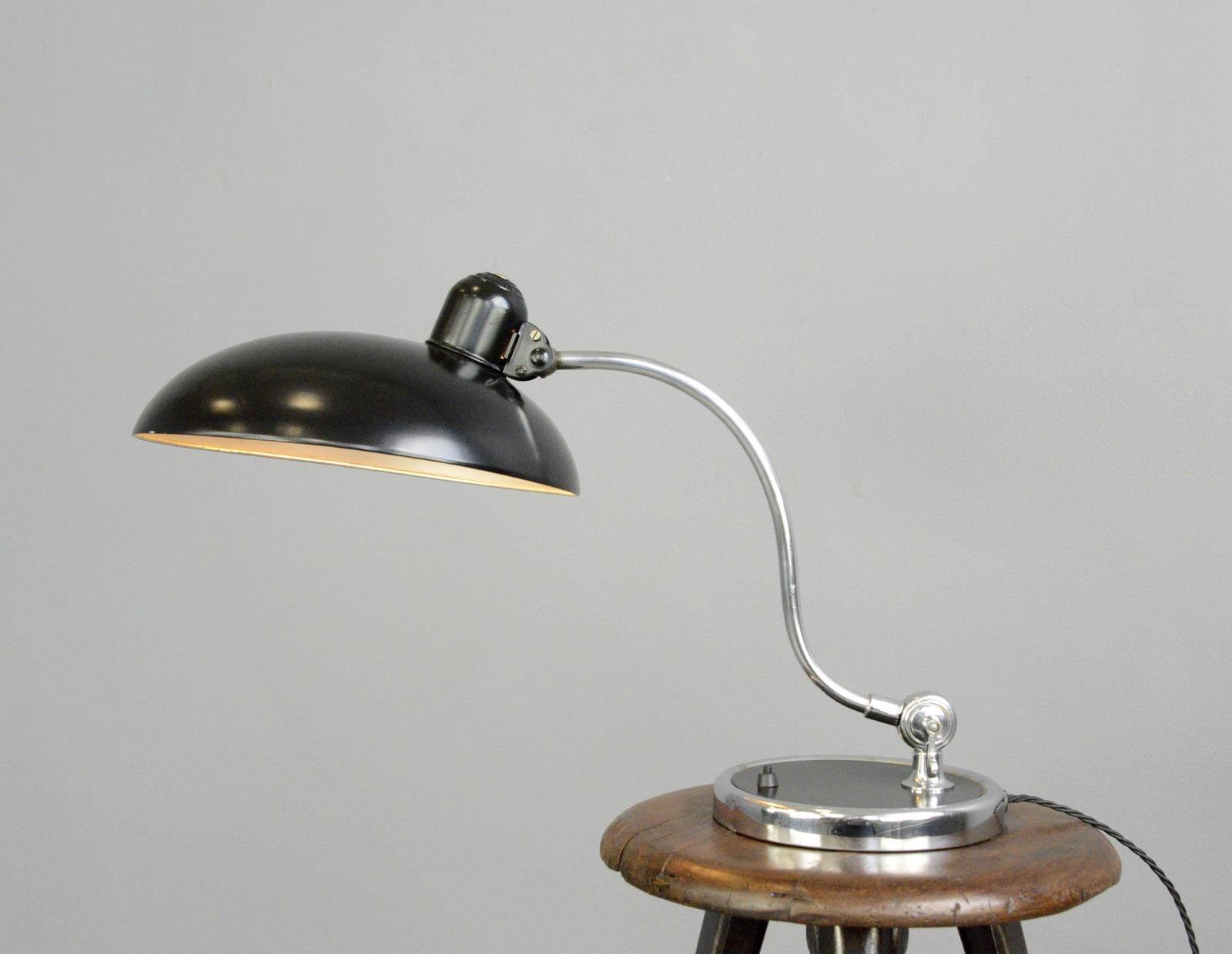Model 6630 Table Lamp by Kaiser Idell, circa 1930s In Good Condition In Gloucester, GB