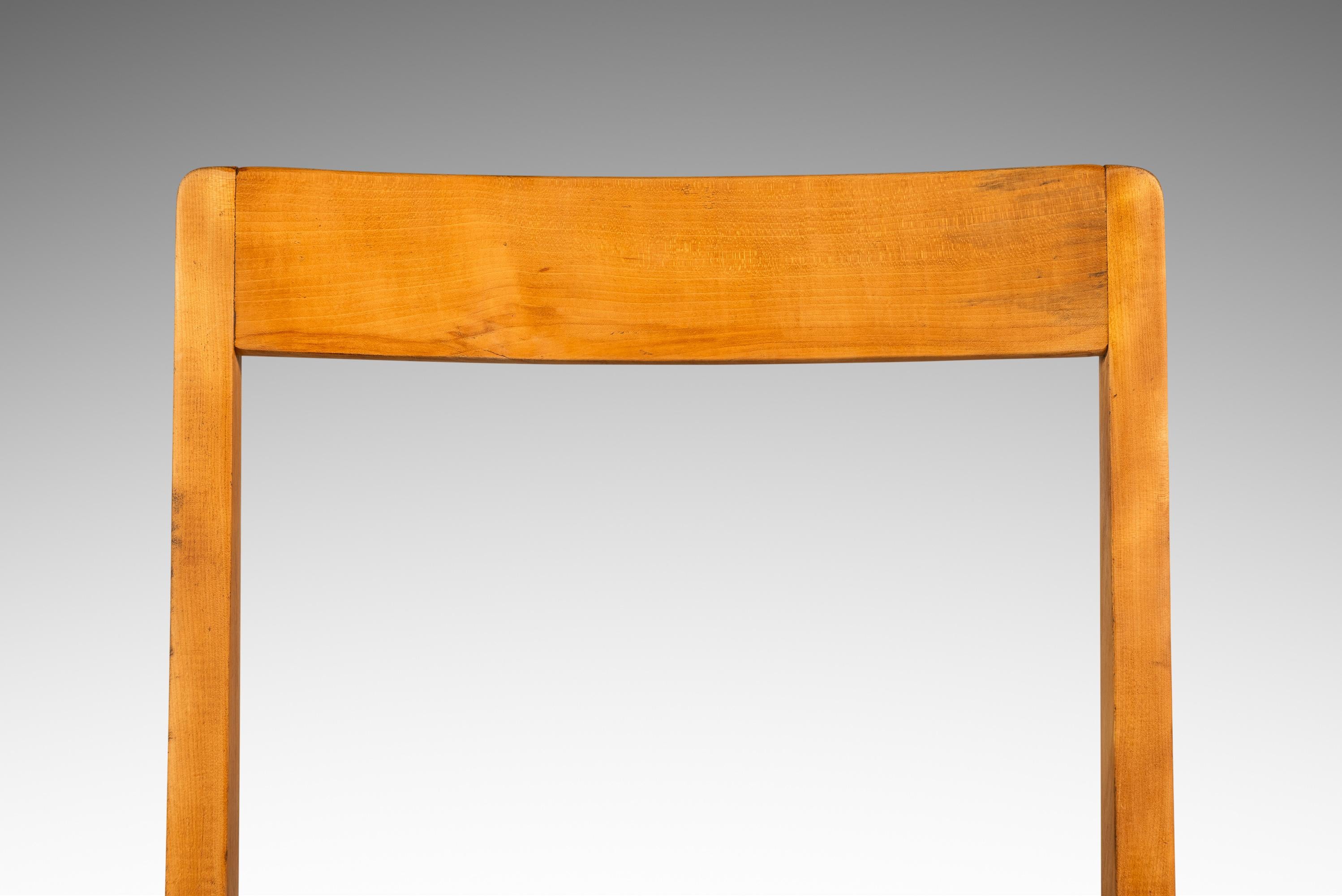Chaise d'appoint Model 666 en bouleau et cerclage vert, Jens Risom, Knoll, États-Unis, années 1950 en vente 5