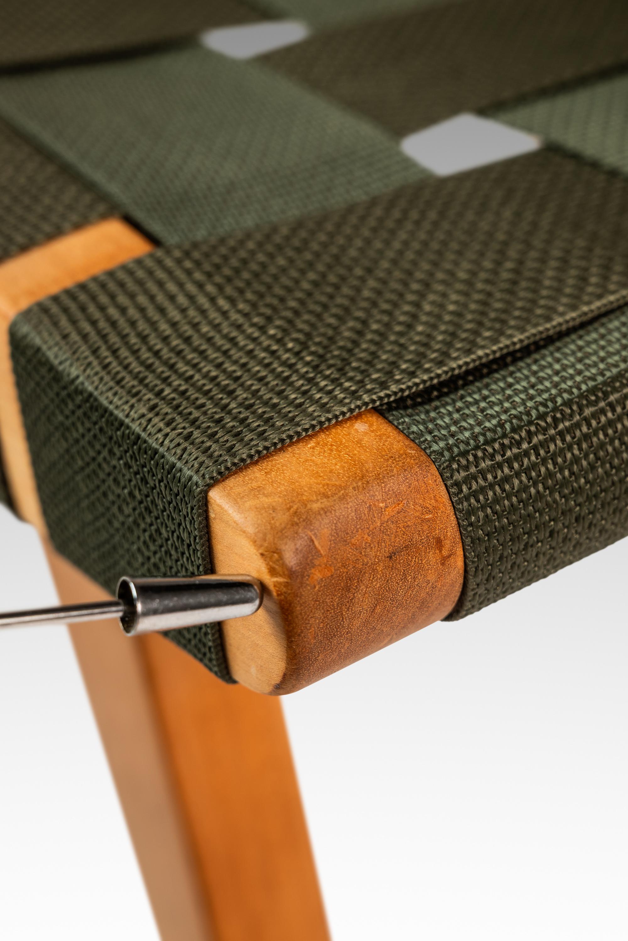 Chaise d'appoint Model 666 en bouleau et cerclage vert, Jens Risom, Knoll, États-Unis, années 1950 en vente 12