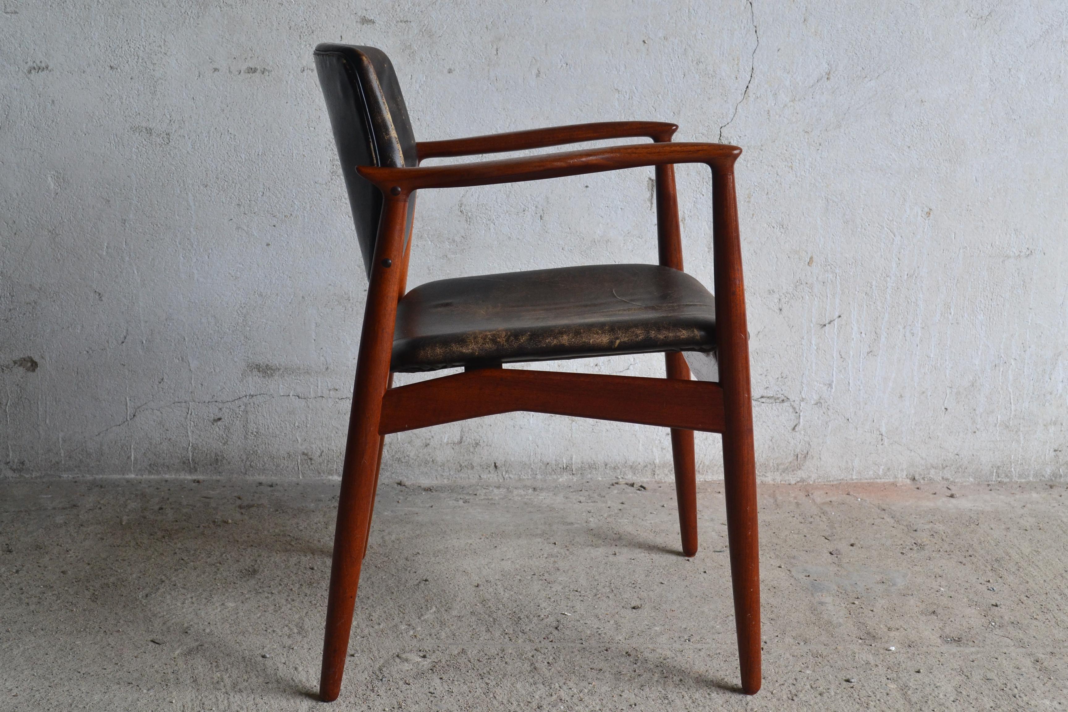 Danish Model 67 Armchair by Erik Buch, 1960s For Sale