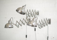 Model 6718 Kaiser Idell Scissor Lamps, circa 1940s