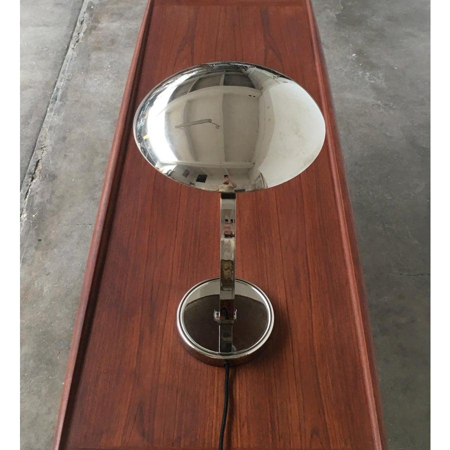 20th Century Model 6751 Chrome Table Lamp by Christian Dell, 1950s For Sale