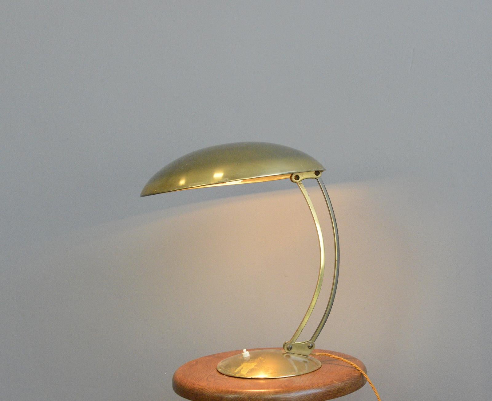 Mid-Century Modern Model 6764 Brass Table Lamp by Kaiser Idell, circa 1940s