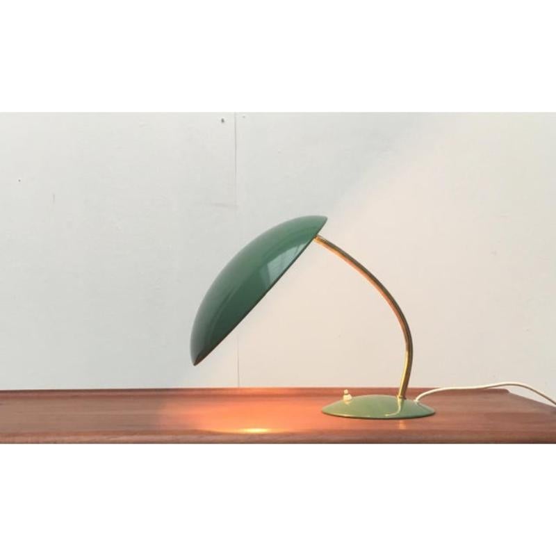 Métal Lampe de table modèle 6782 par Christian Dell pour Kaiser Leuchten, années 1950 en vente