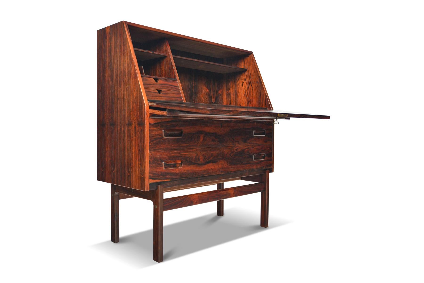 Model 68 Rosewood Secretary Desk by Arne Wahl Iversen 3