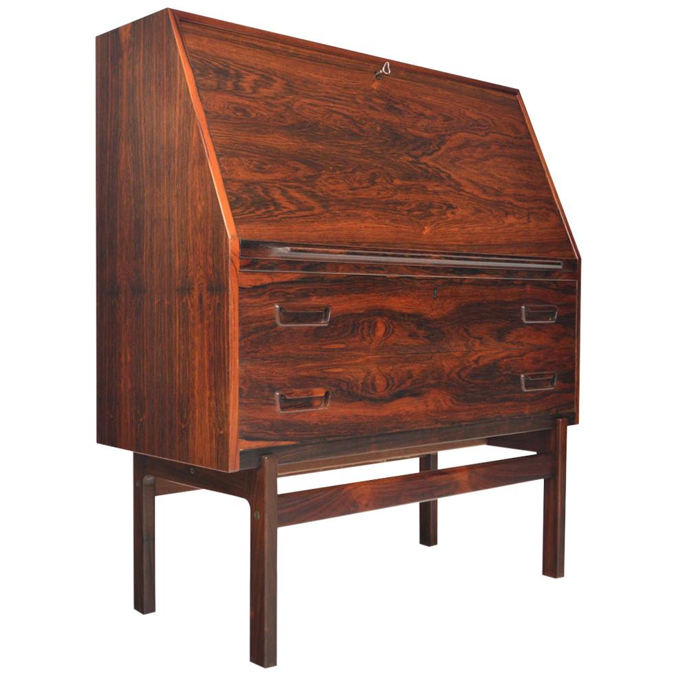 Model 68 Rosewood Secretary Desk by Arne Wahl Iversen