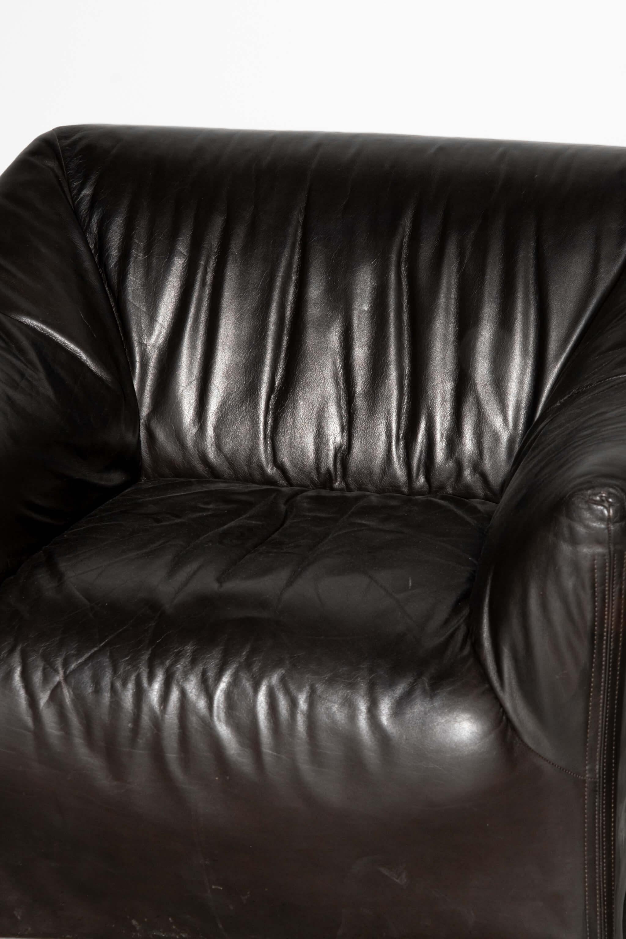Leather Model 685 'Tentazione' Armchair by Mario Bellini for Cassina
