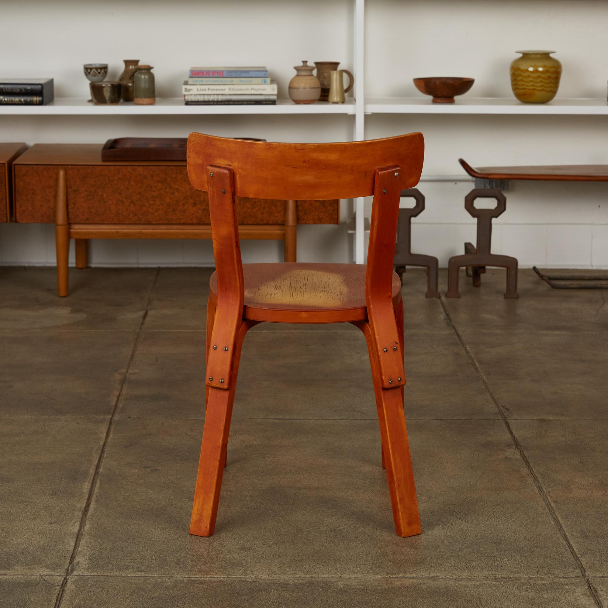 Wood Model 69 Chair by Alvar Aalto for Artek
