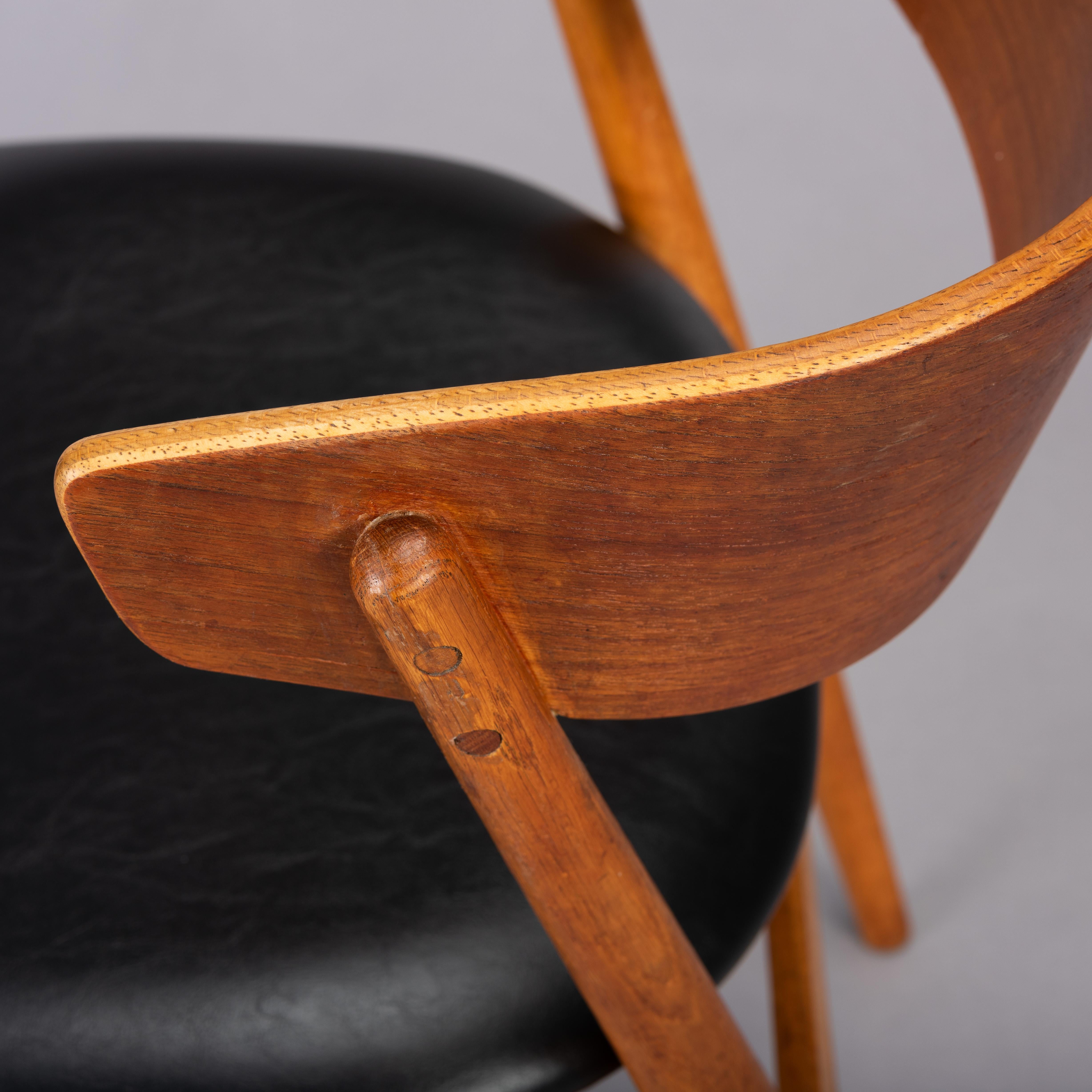 Model 7 Dining Chair by Helga Sibast for Sibast Møbler, 1950s 4