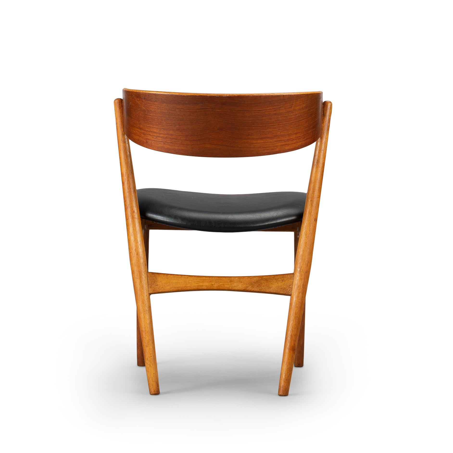 Mid-Century Modern Model 7 Dining Chair by Helga Sibast for Sibast Møbler, 1950s