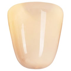 Model "70-013" Stockmann Orno Opal Glass Flush Mount, Finland ca 1950s