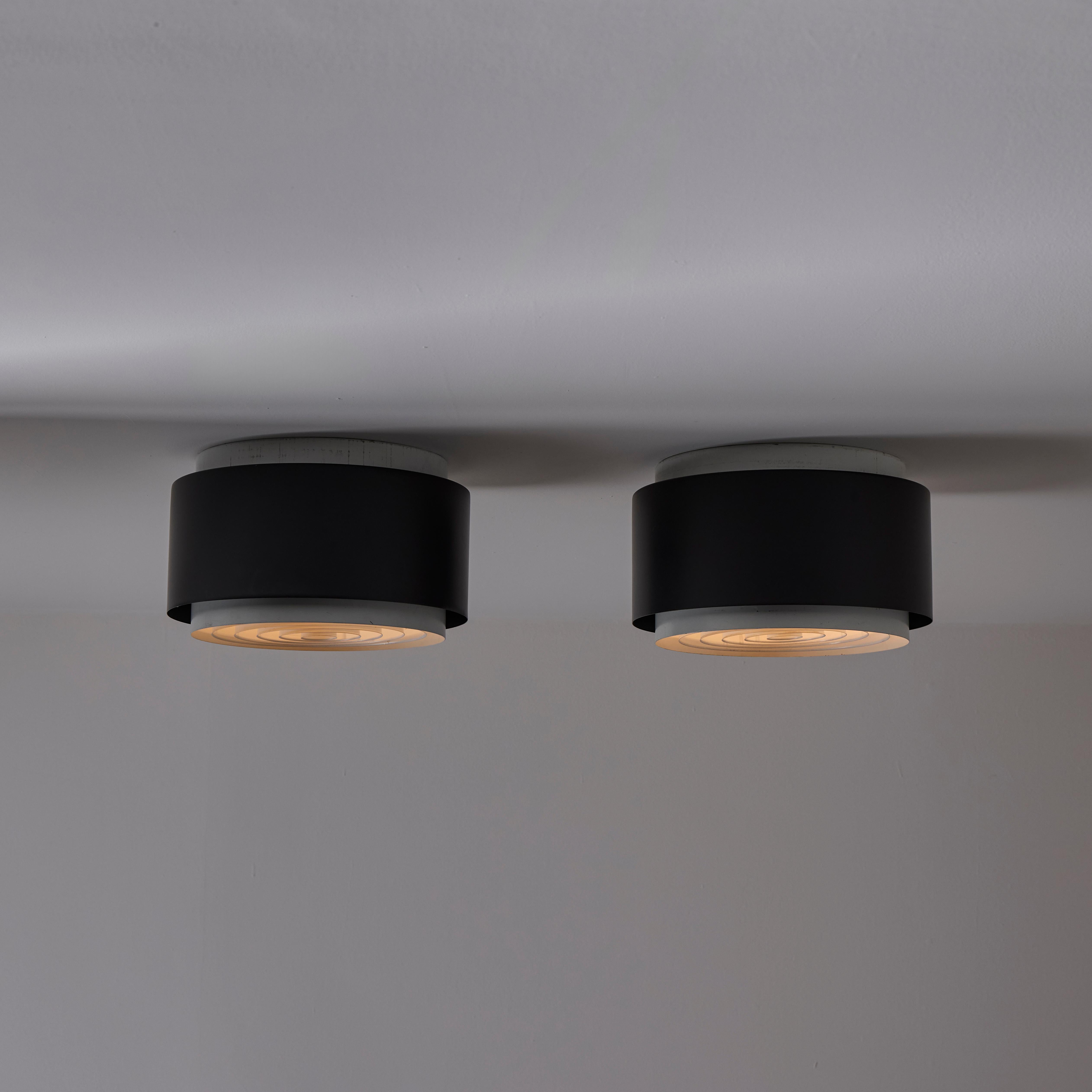 Modelo 71-170 Flushmounts de Lisa Johansson-Pape para Stockholm Orno Finlandés en venta